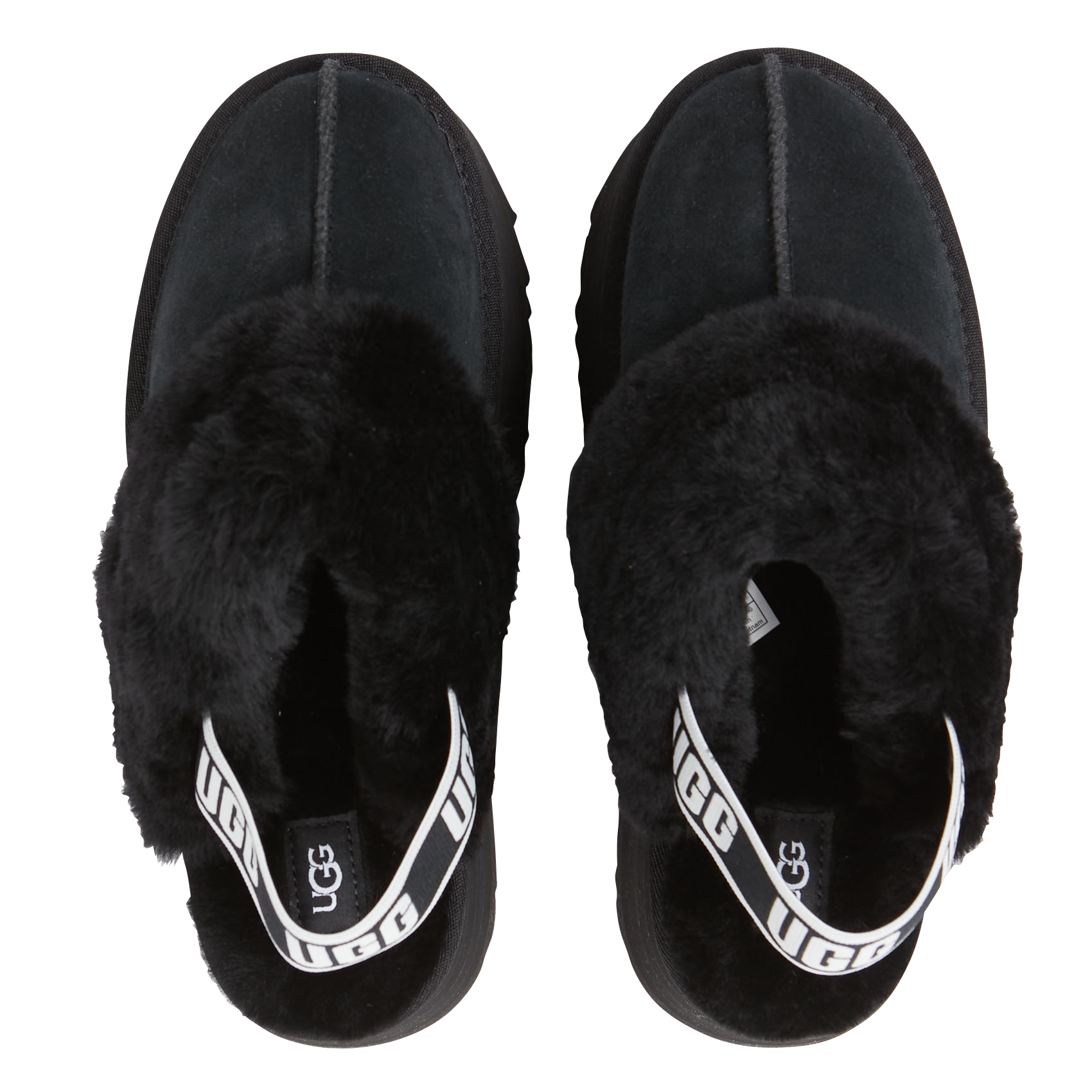Chaussons en cuir velours UGG Noir