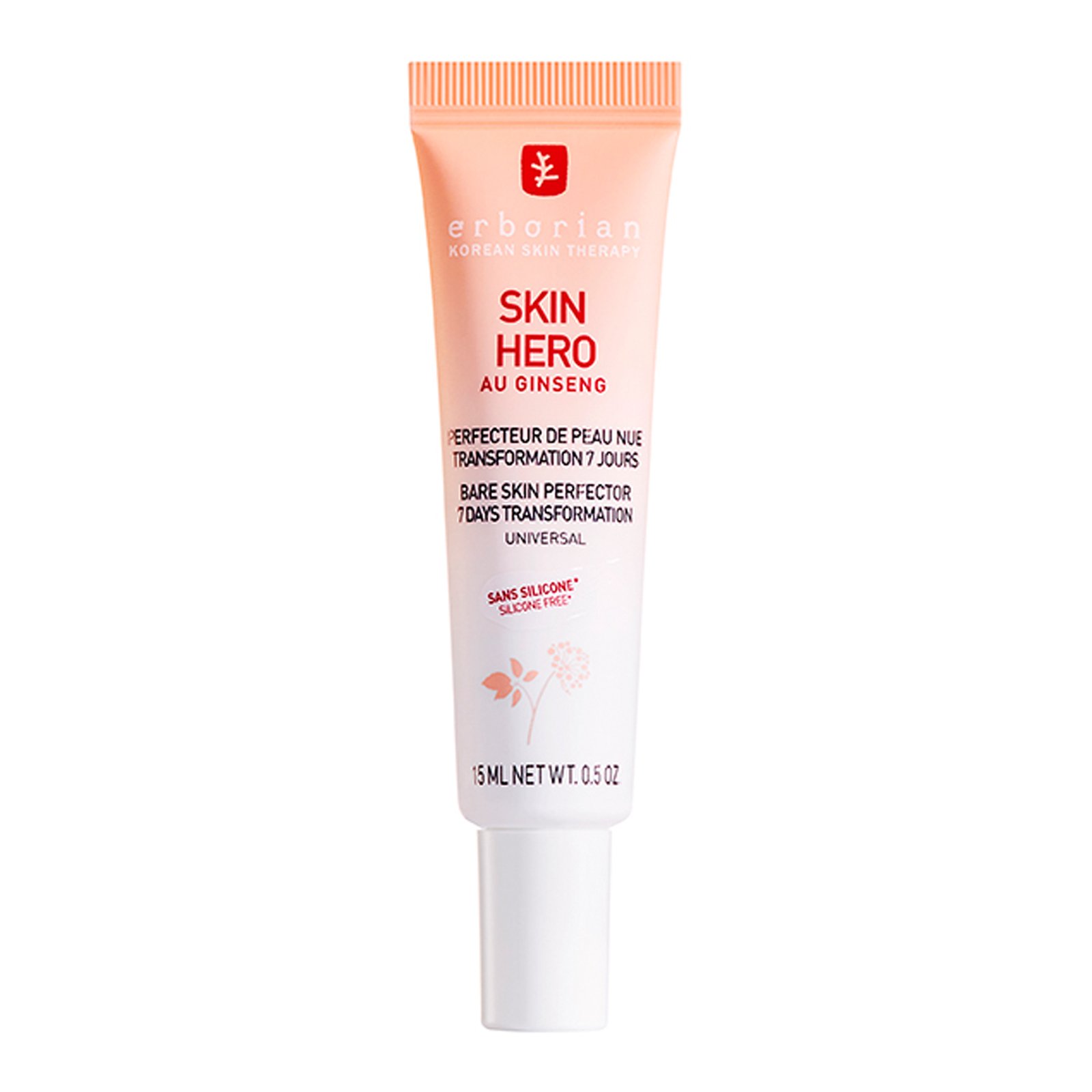 SKIN HERO - Bare skin perfector - Transformatie in 7 dagen ERBORIAN No color