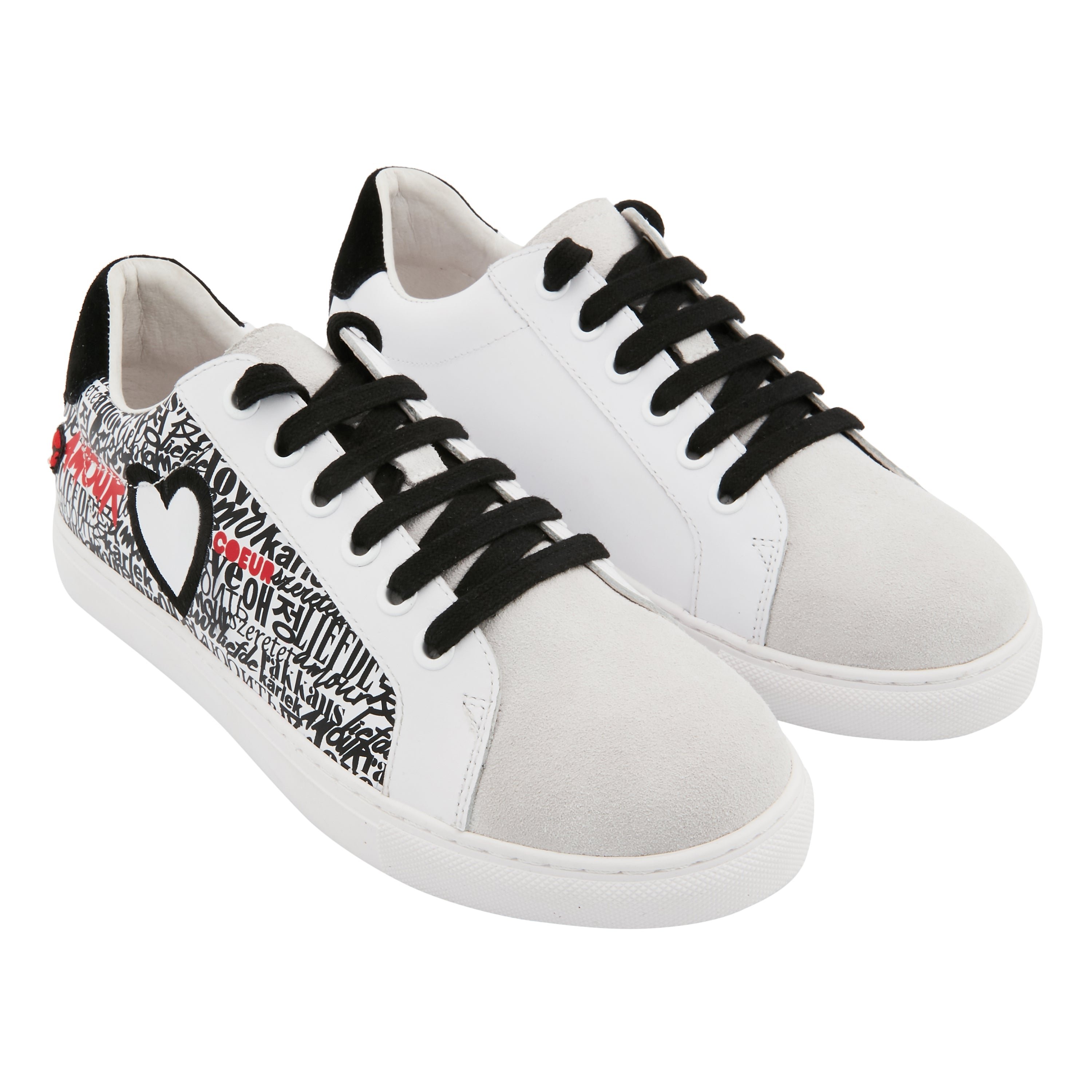 Leather sneakers BONS BAISERS PARIS White