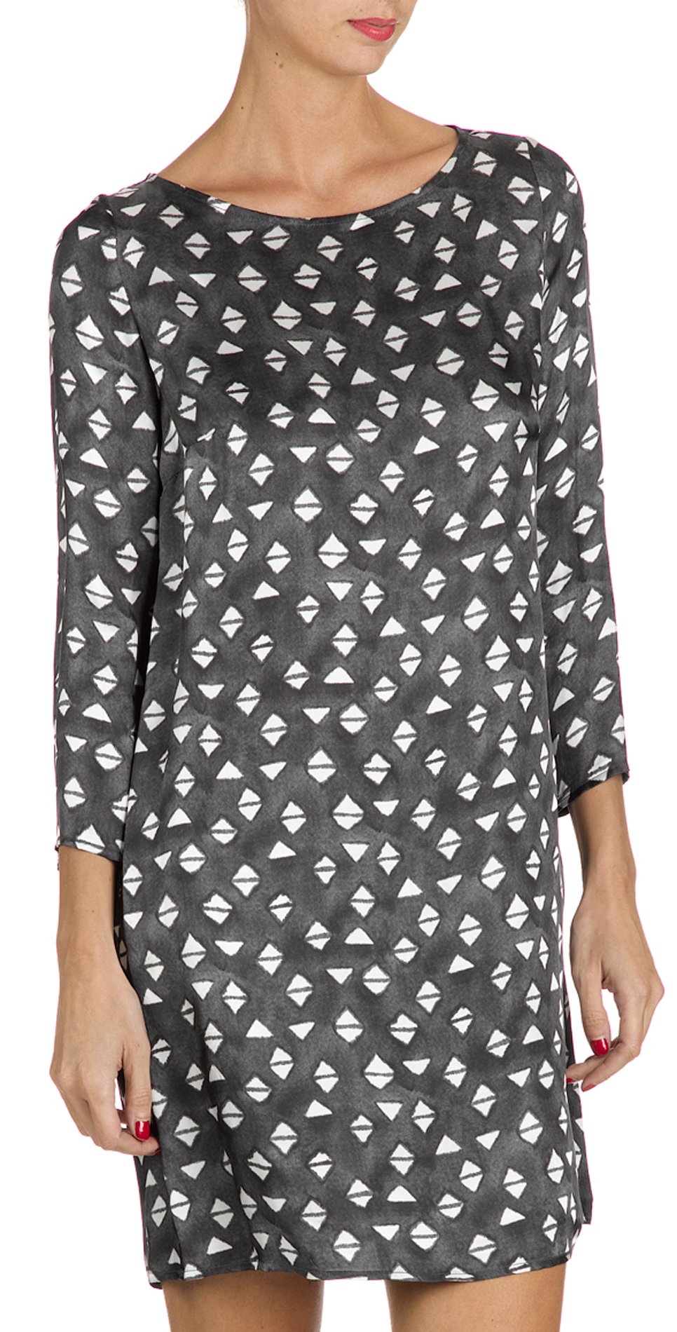 Printed straight dress ATTIC AND BARN