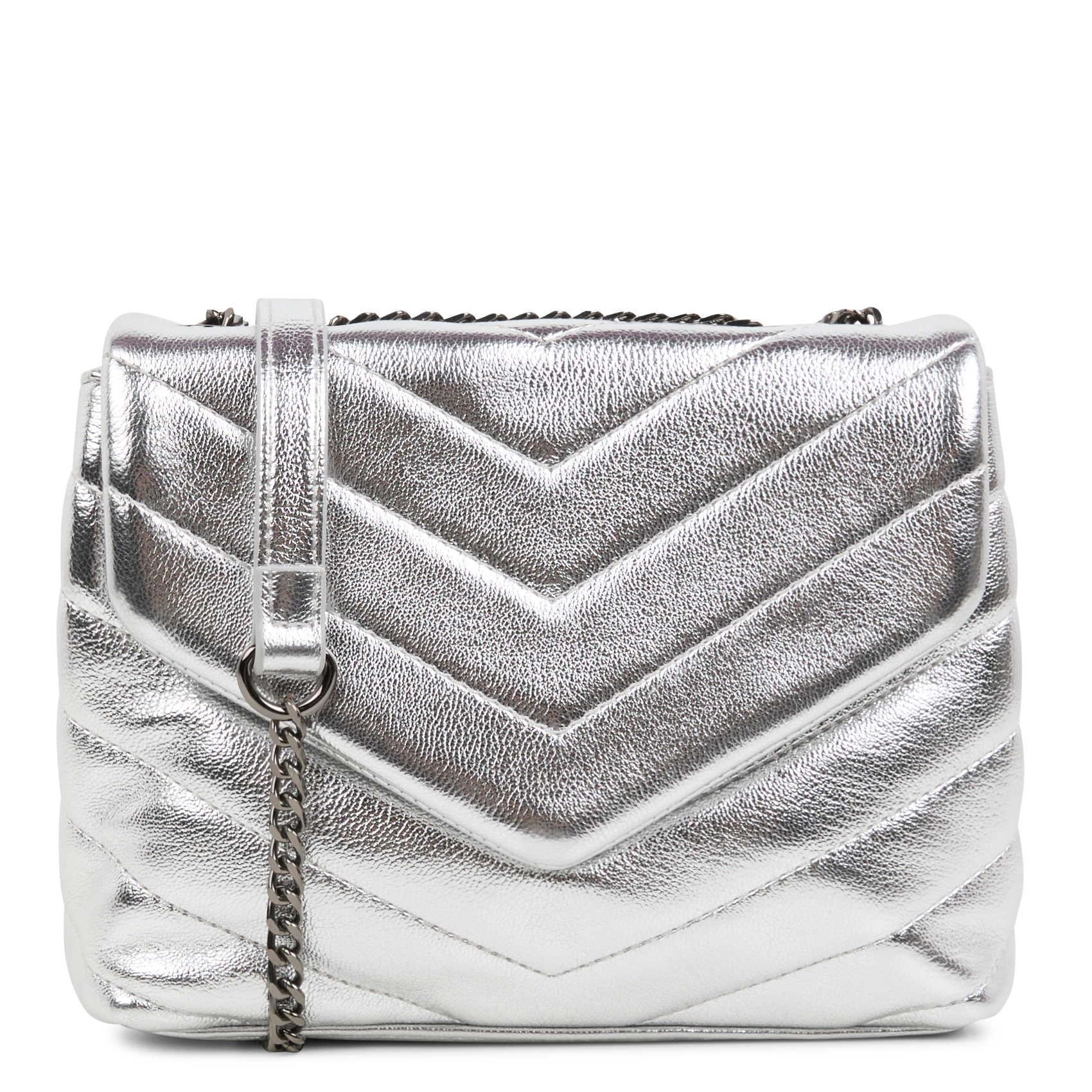 Quilted handbag AU PRINTEMPS PARIS Silver