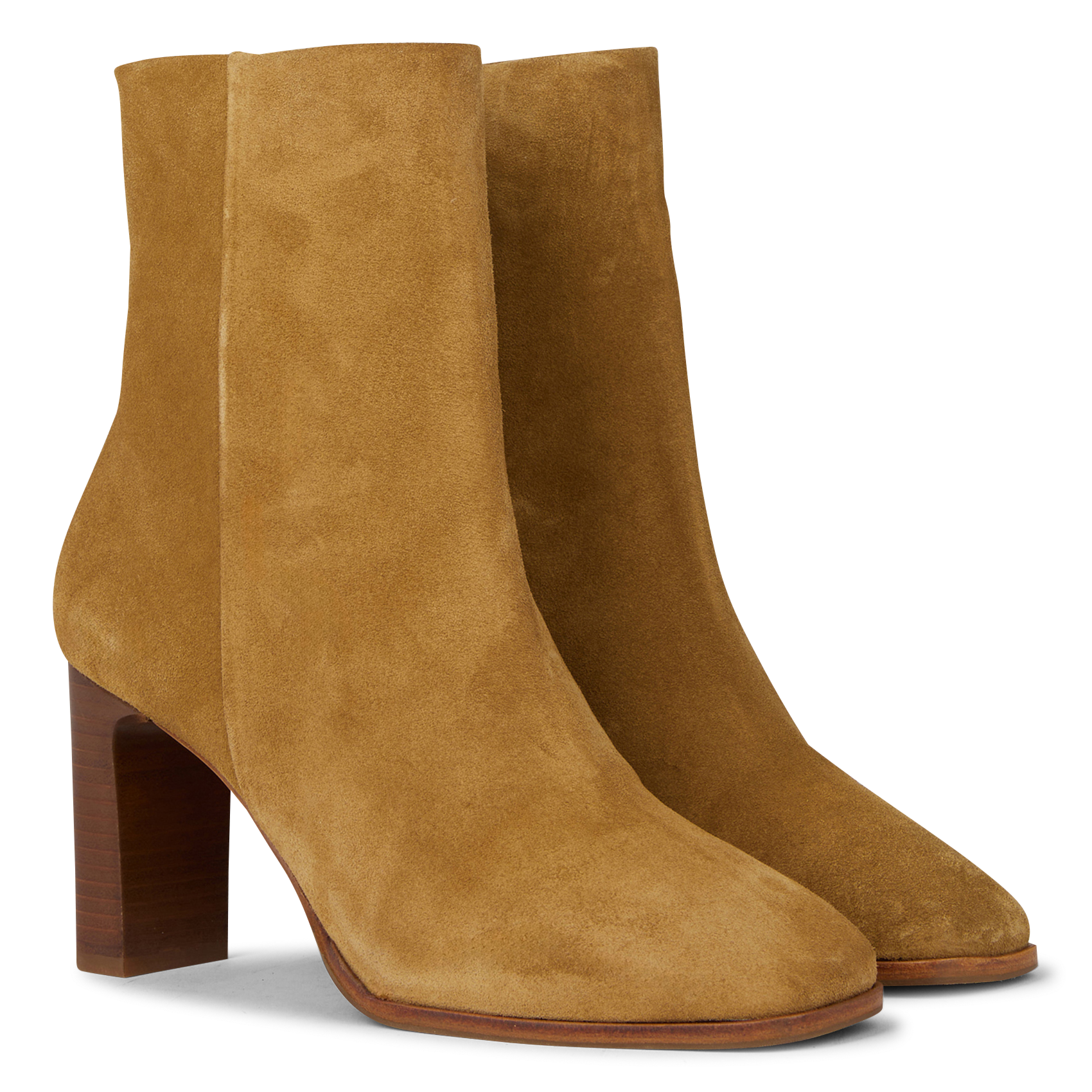 Bottines à talons en cuir BOBBIES Marron