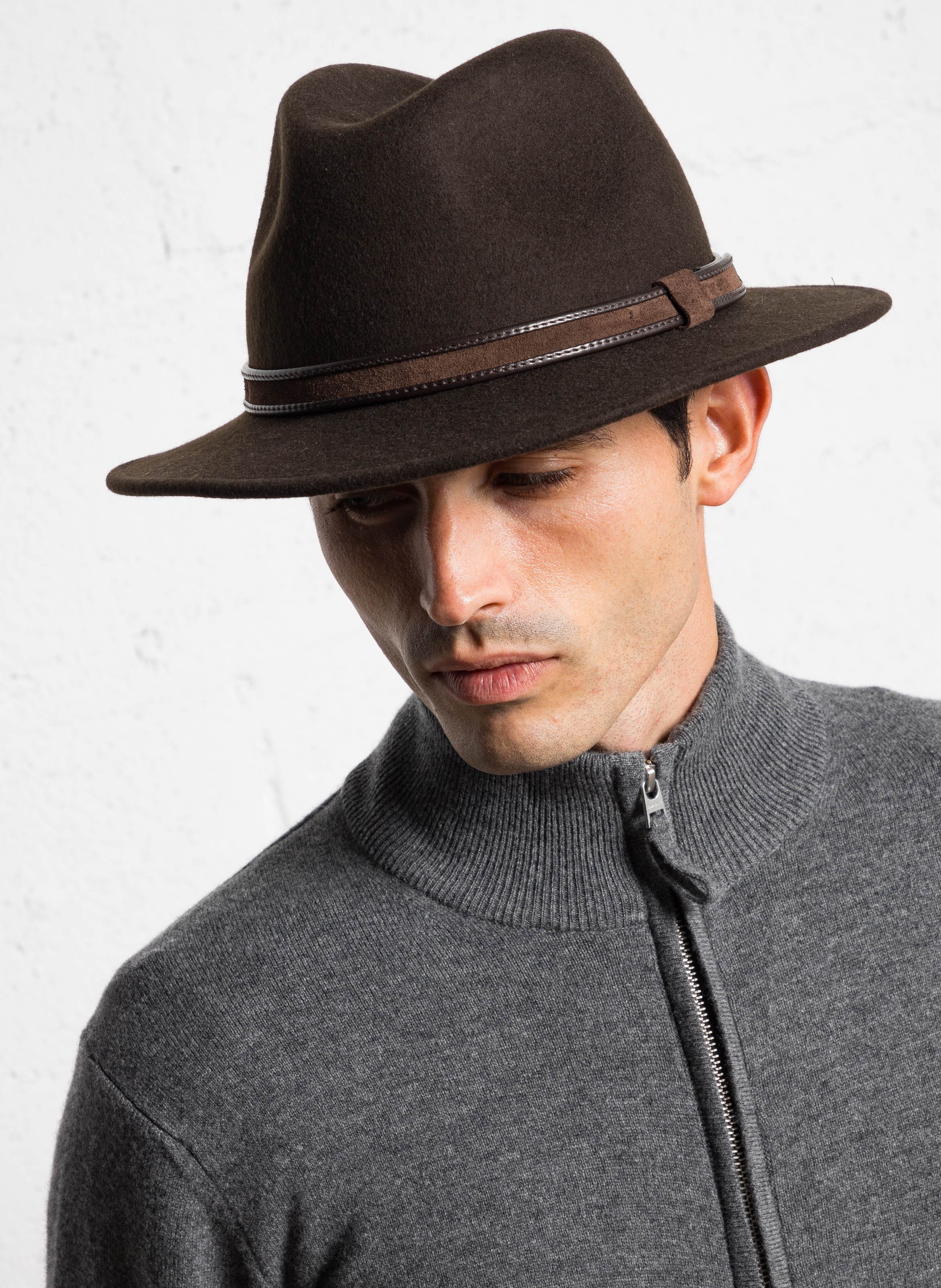 Wollfilz-Hut SAISON 1865 Braun