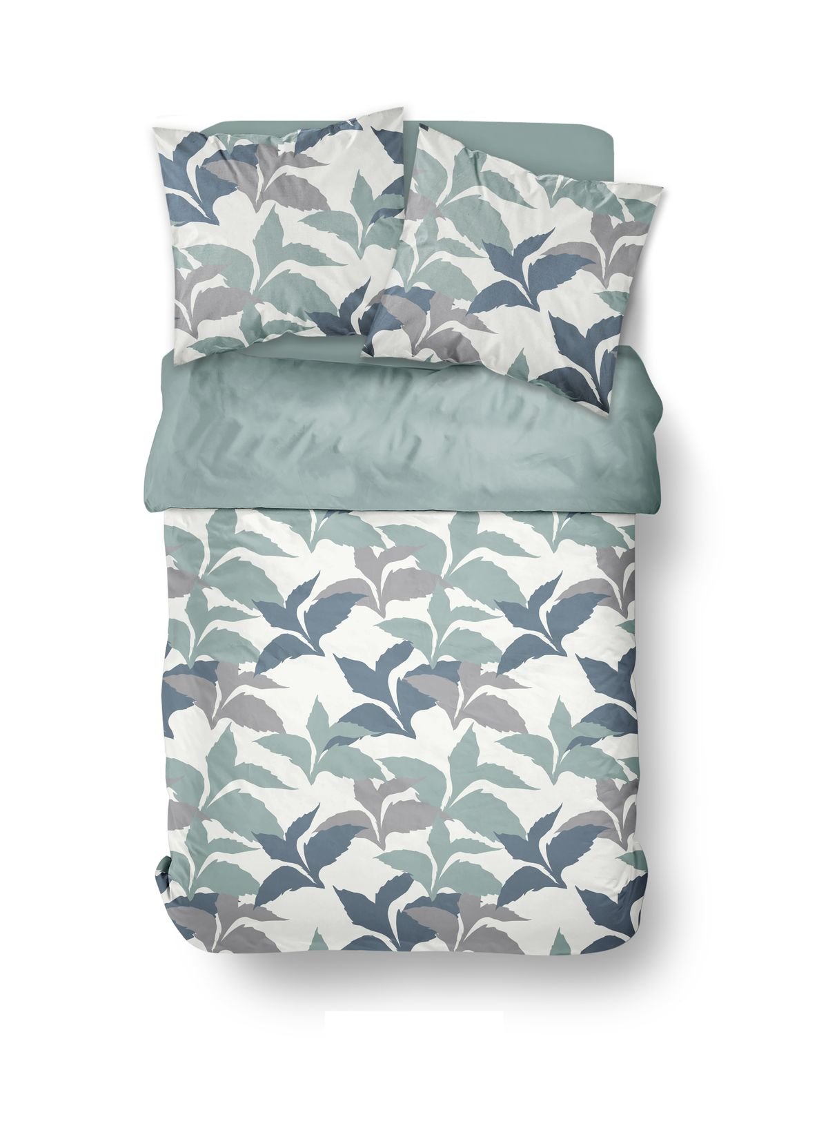 Printed cotton bed set TODAY LINGE DE MAISON White