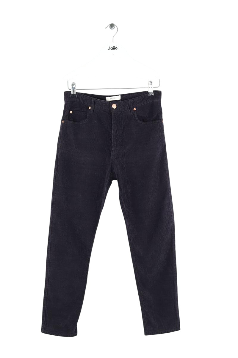 Slim-fit cotton cargo pants ISABEL MARANT ÉTOILE - SECONDE MAIN Black