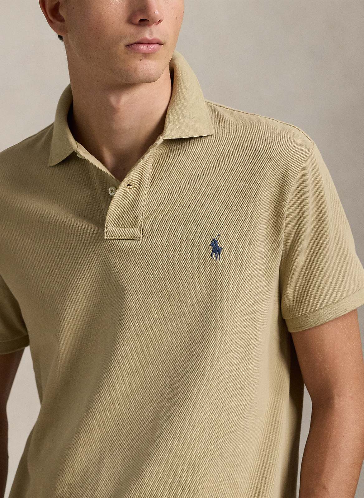 Polo slim-fit en coton POLO RALPH LAUREN Beige