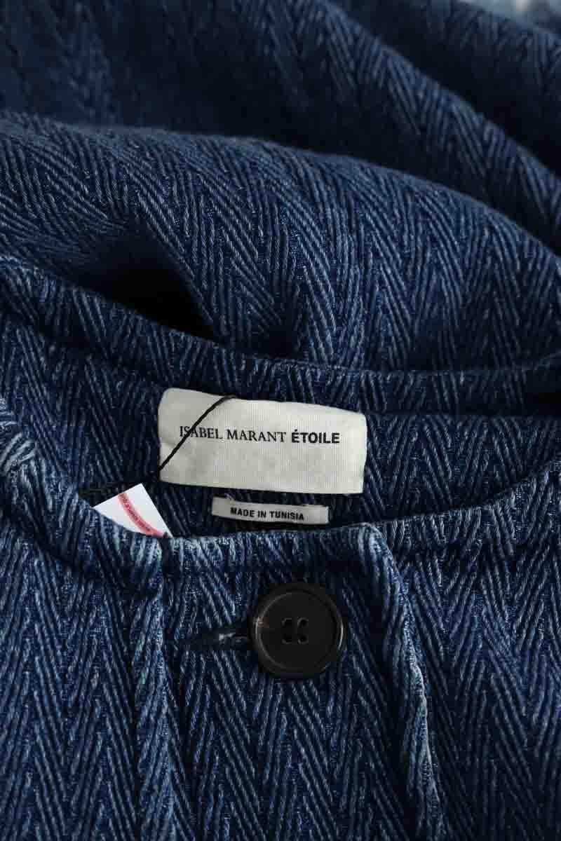 Cotton coat ISABEL MARANT ÉTOILE - SECONDE MAIN Blue