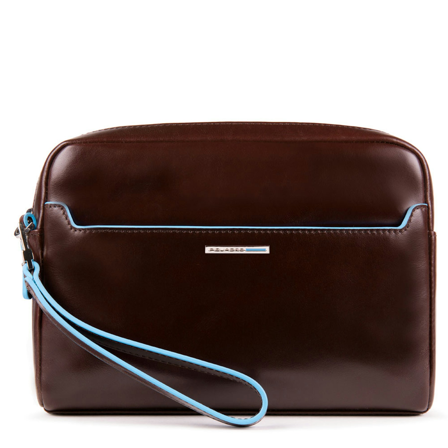 Leather bag PIQUADRO Brown