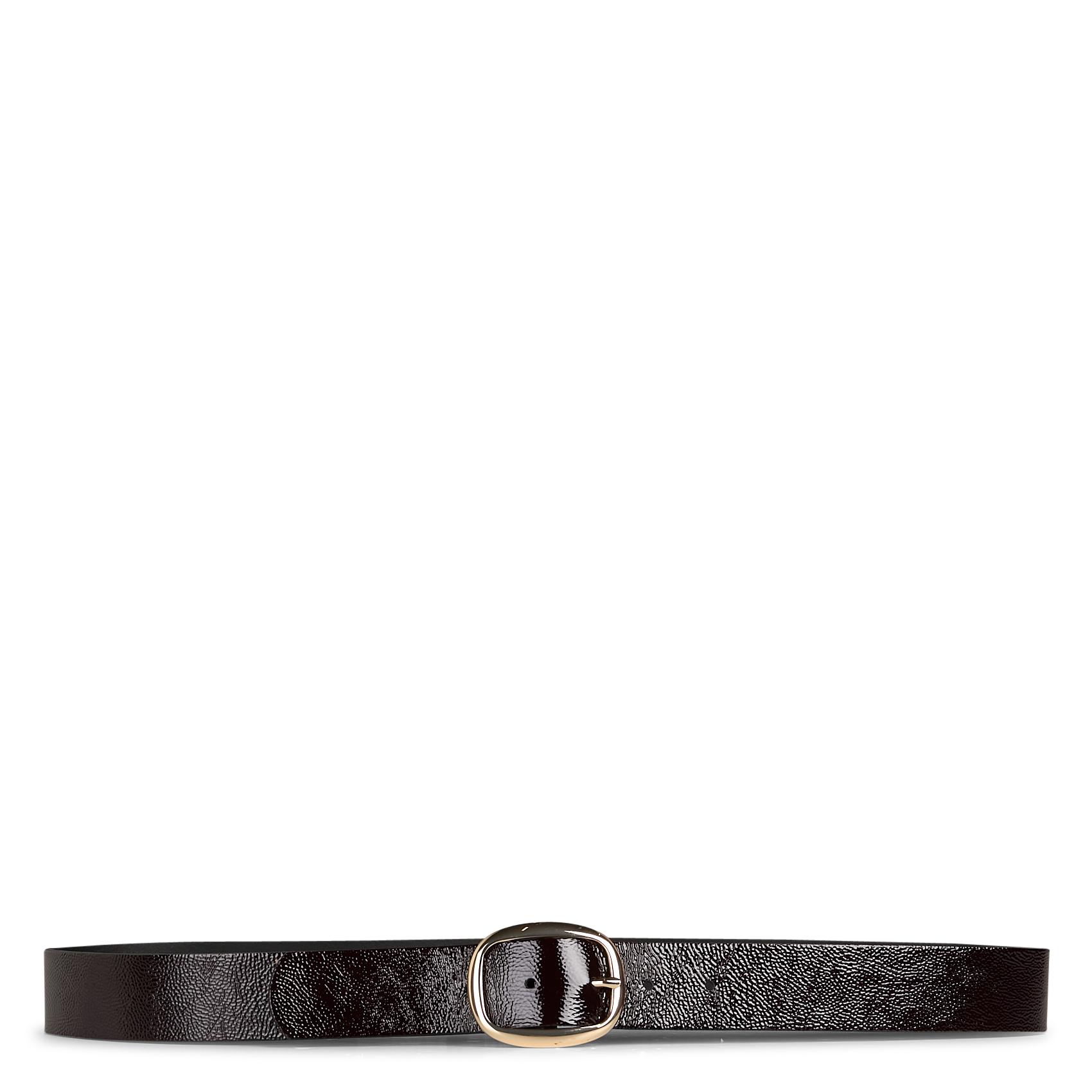 Ceinture à boucle en cuir DES PETITS HAUTS Rose