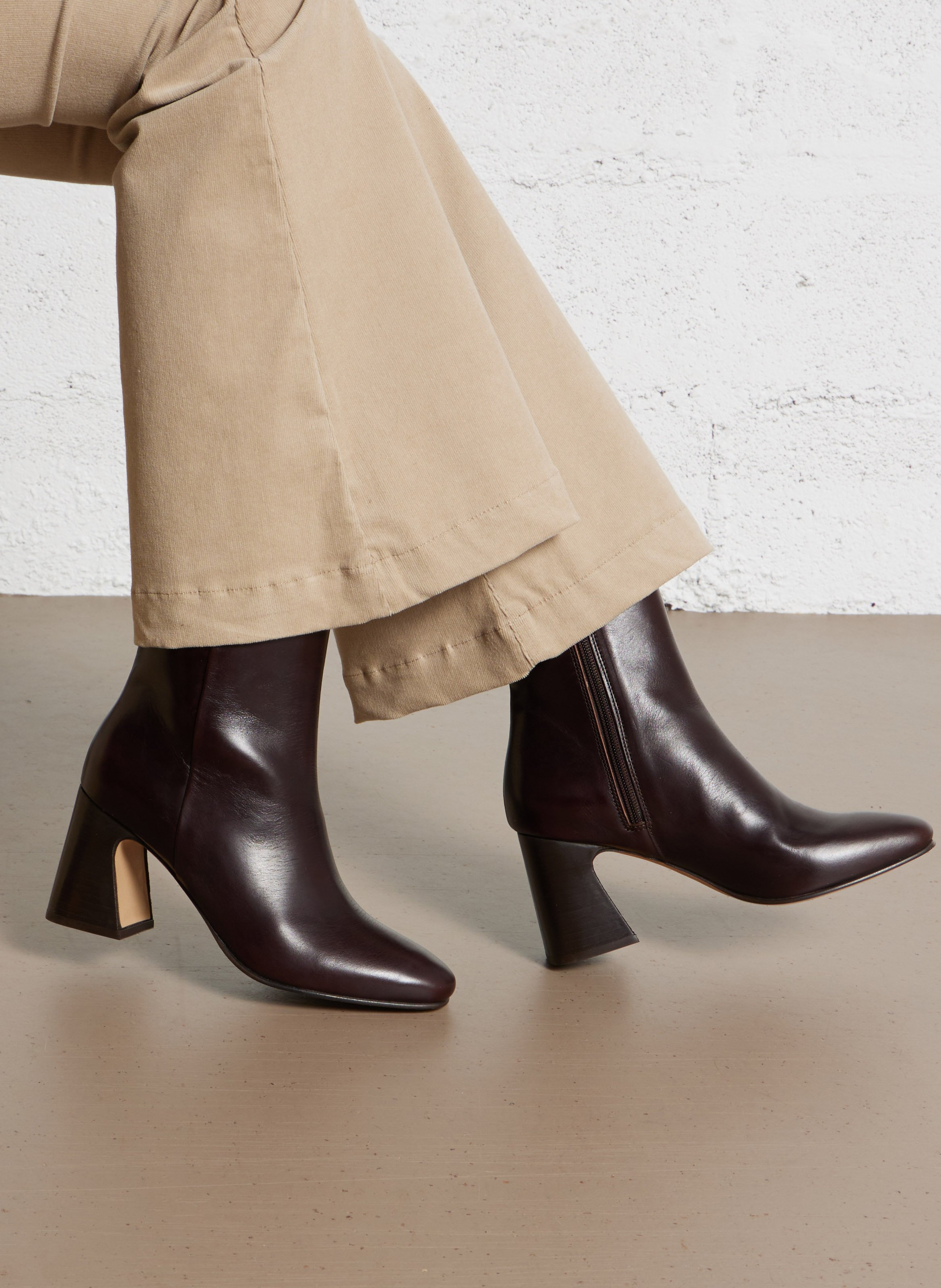 Bottines en cuir BOBBIES Marron