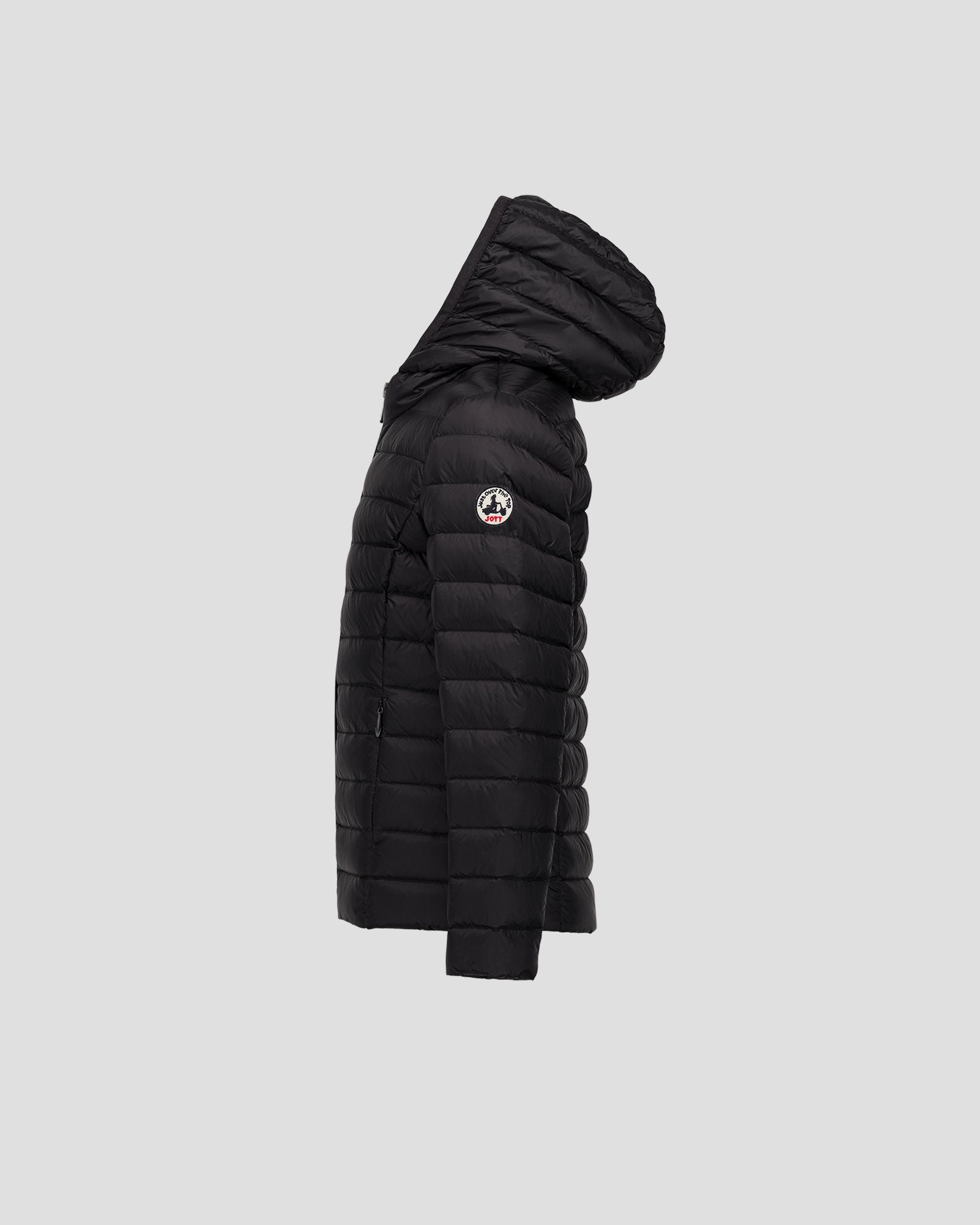 Carla lightweight hooded children's down jacket JOTT Black