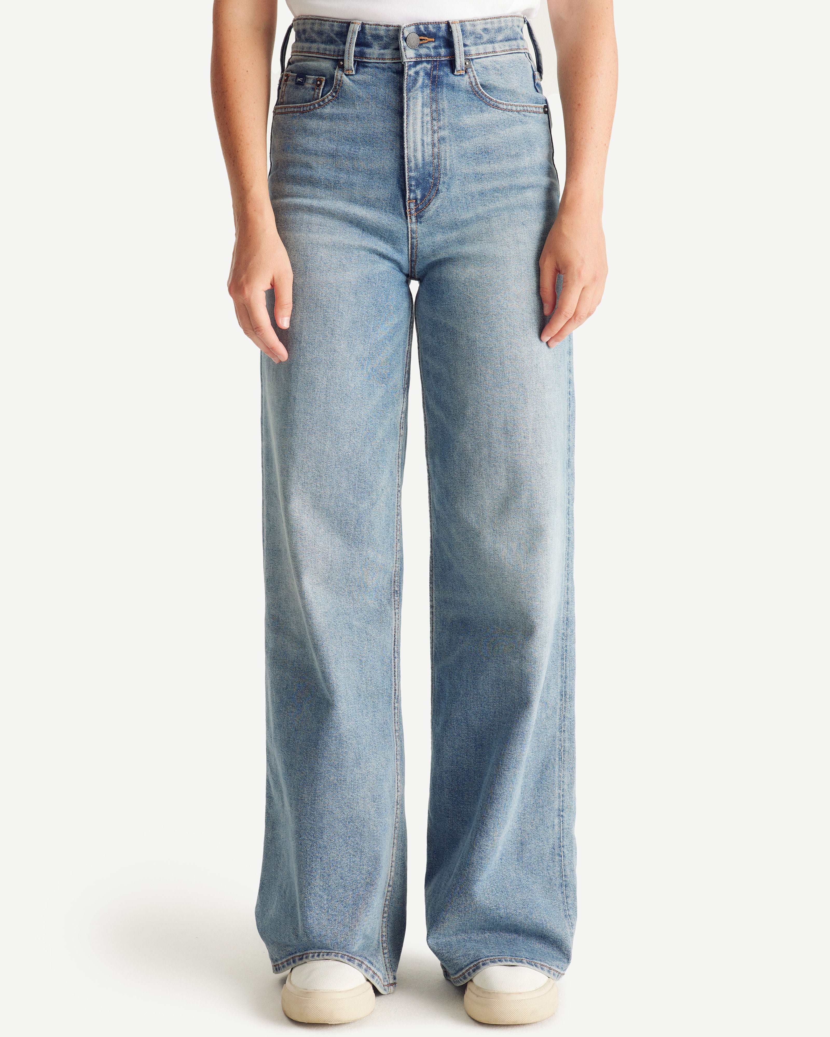 Women's straight cut jeans miku by jott x denham JOTT