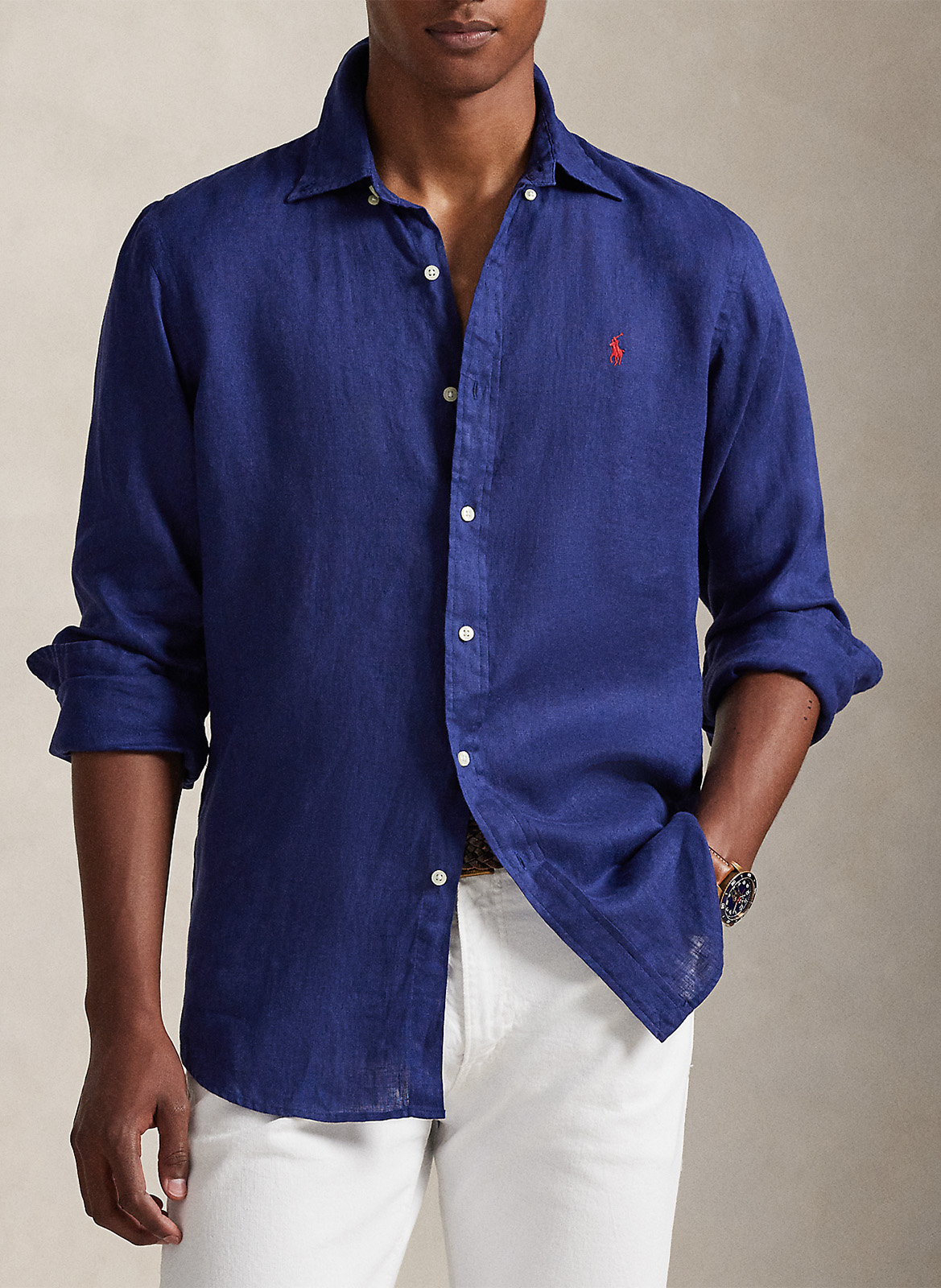 Chemise regular en lin POLO RALPH LAUREN