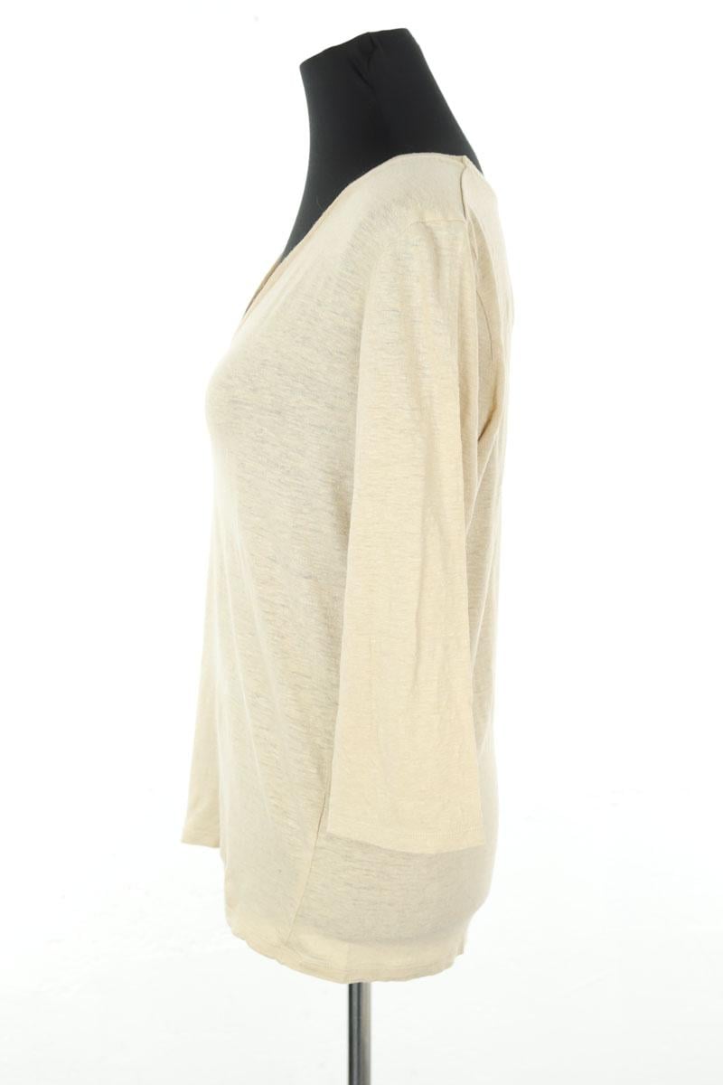 T-shirt MAJESTIC FILATURES - SECONDE MAIN Beige