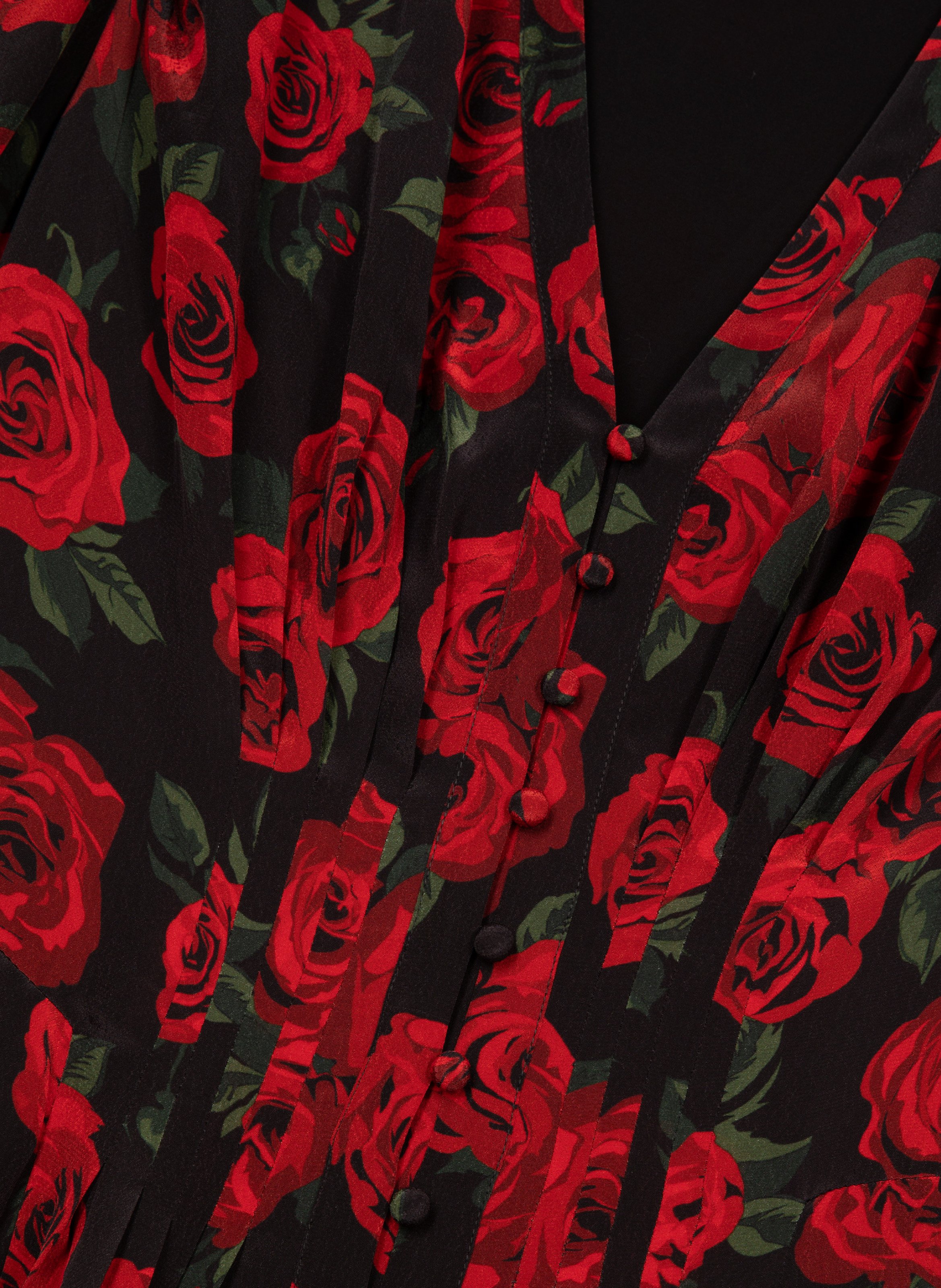 Short floral print dress THE KOOPLES Black