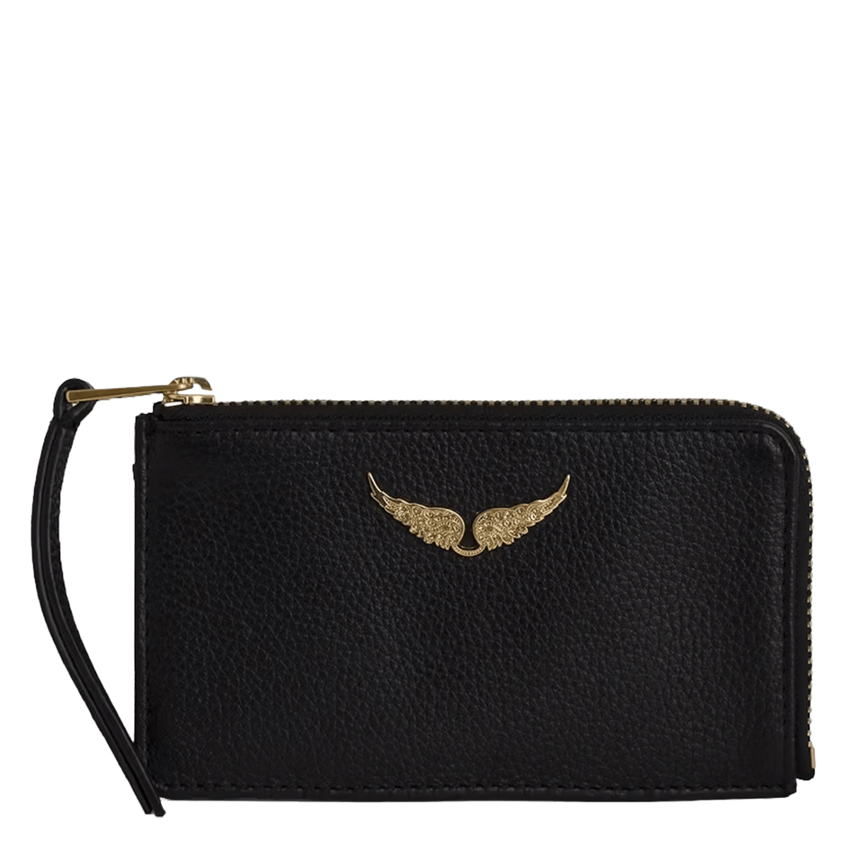 Porte-cartes en cuir ZADIG&VOLTAIRE Noir