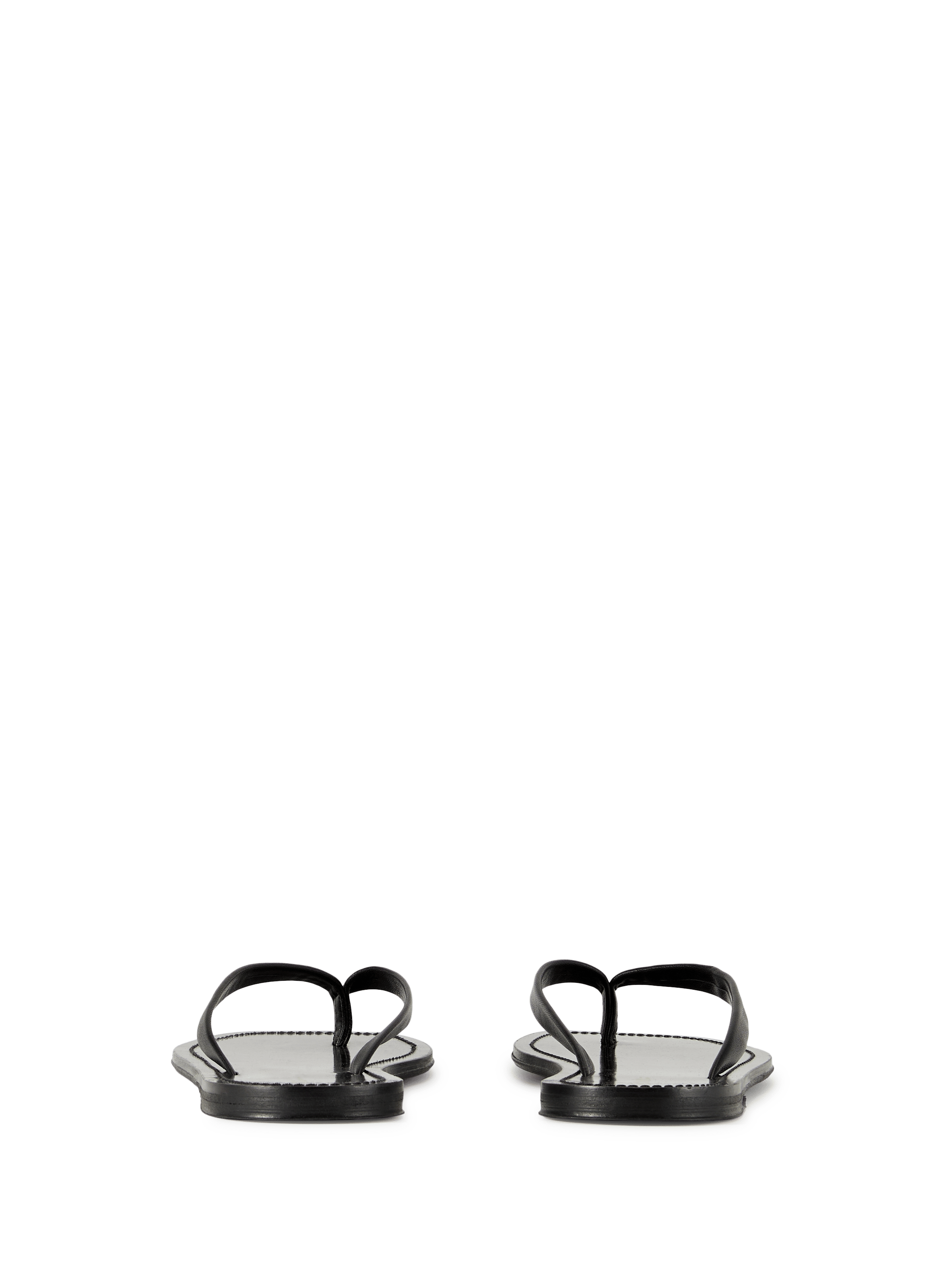 Tongs en cuir SAISON 1865 Schwarz