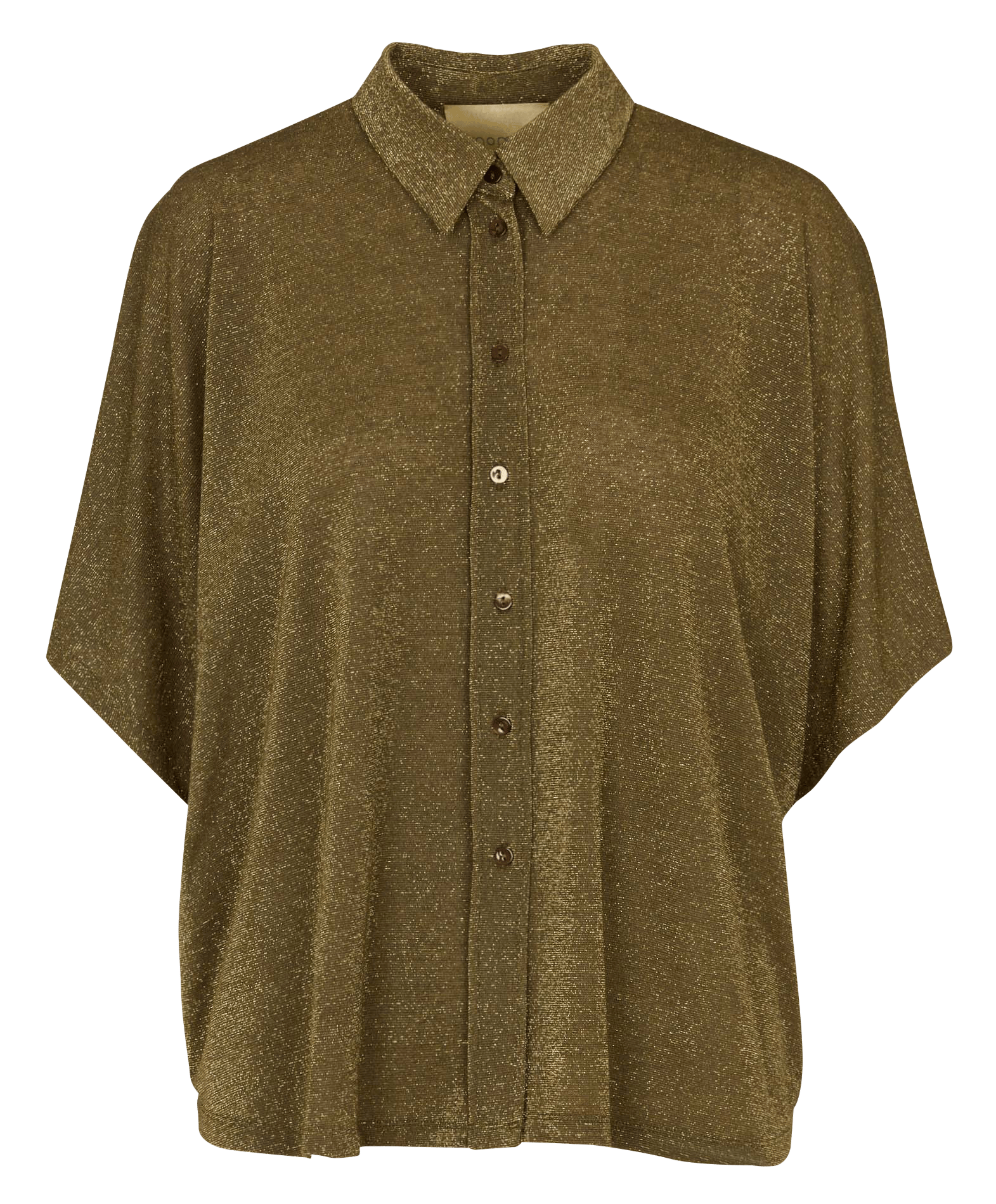 Fluid blouse with sequins MOMONI Brown