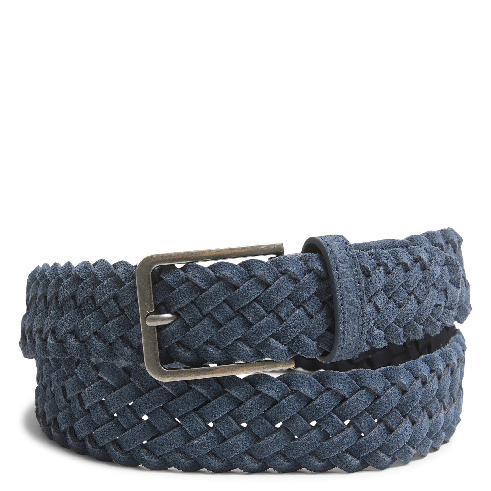 Gevlochten suède leren riem CHEVIGNON