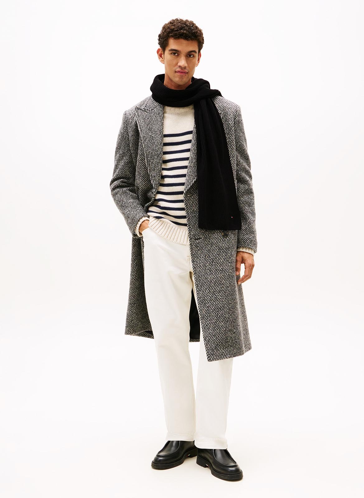 Sjaal | biokatoenblend TOMMY HILFIGER