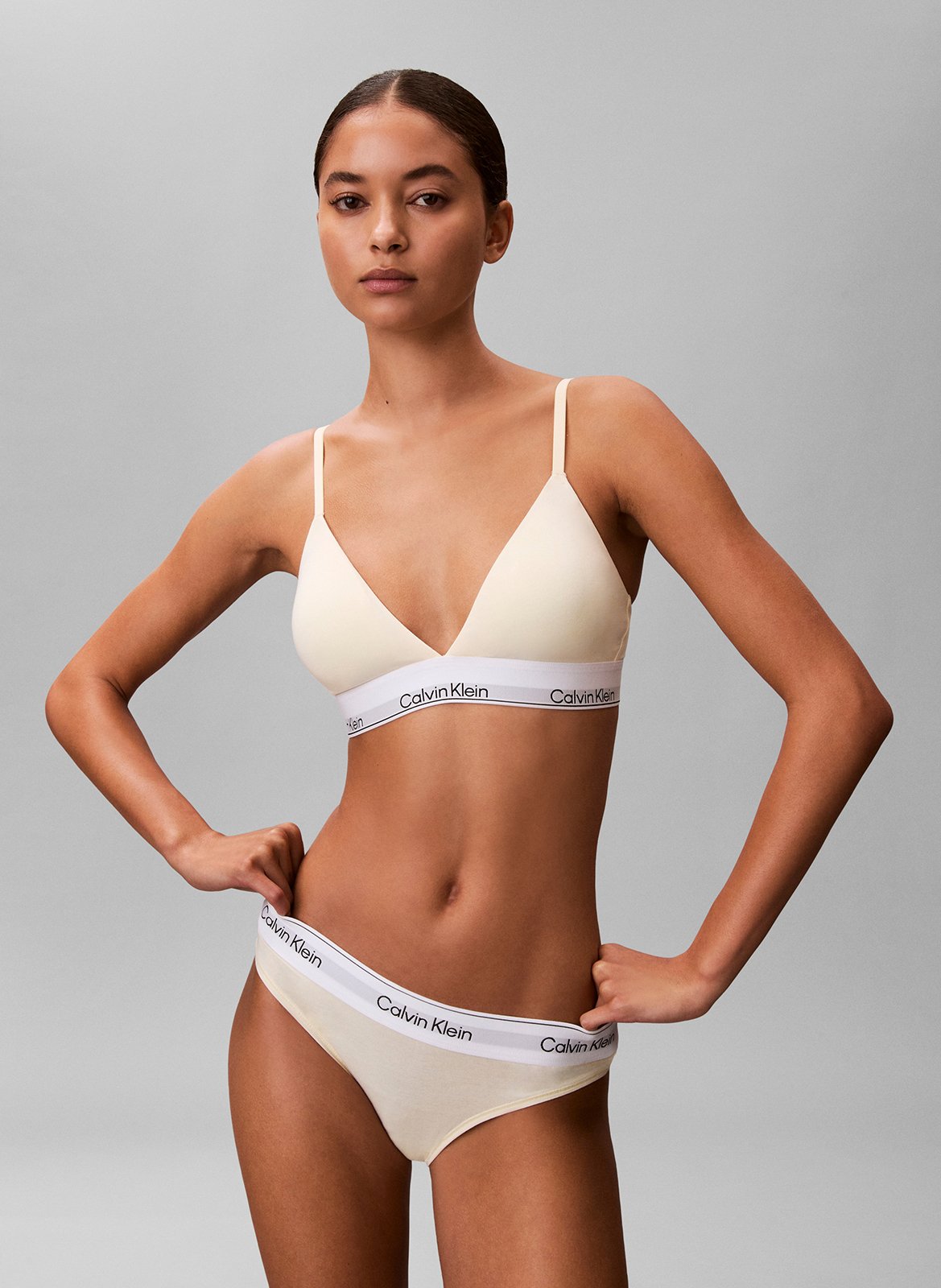 Culotte en coton mélangé CALVIN KLEIN UNDERWEAR Blanc