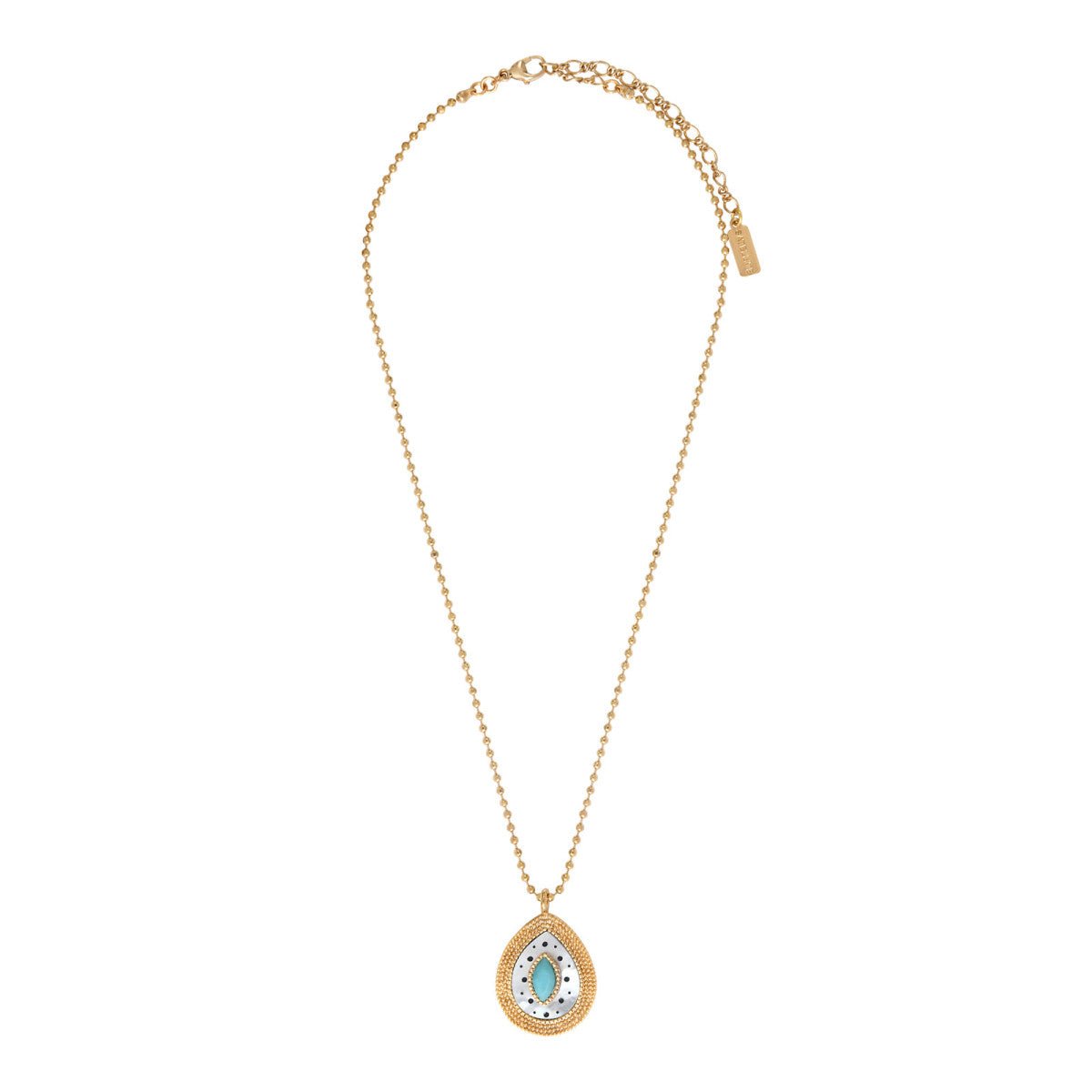 Pendant Necklace Chains SATELLITE PARIS White