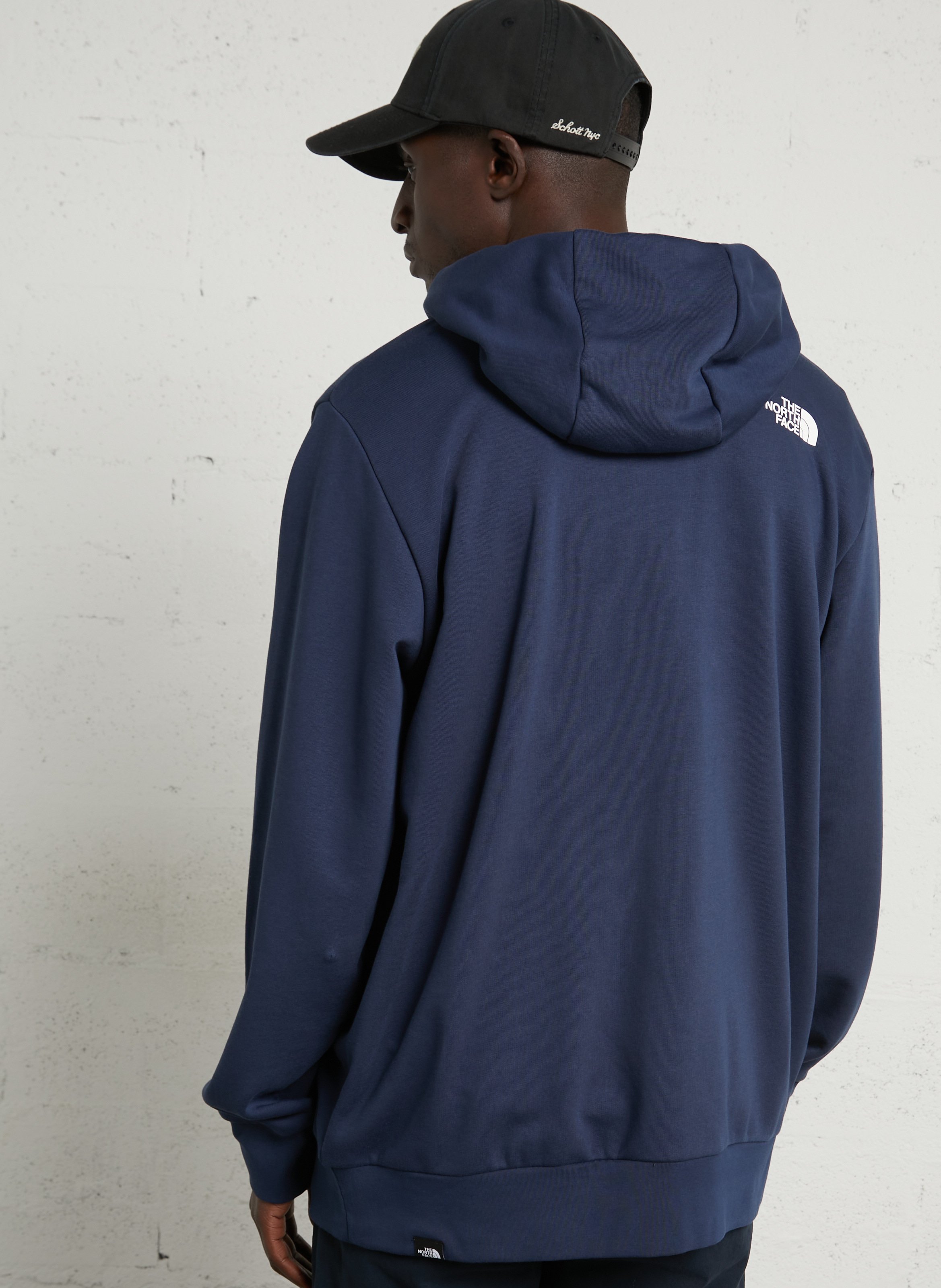 Sweat zippé à capuche uni THE NORTH FACE Bleu