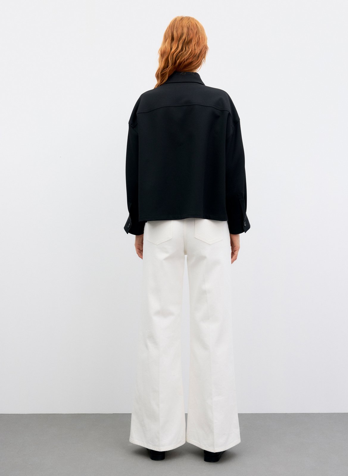 Gerade geschnittene Jacke mit klassischem Kragen GERARD DAREL Schwarz