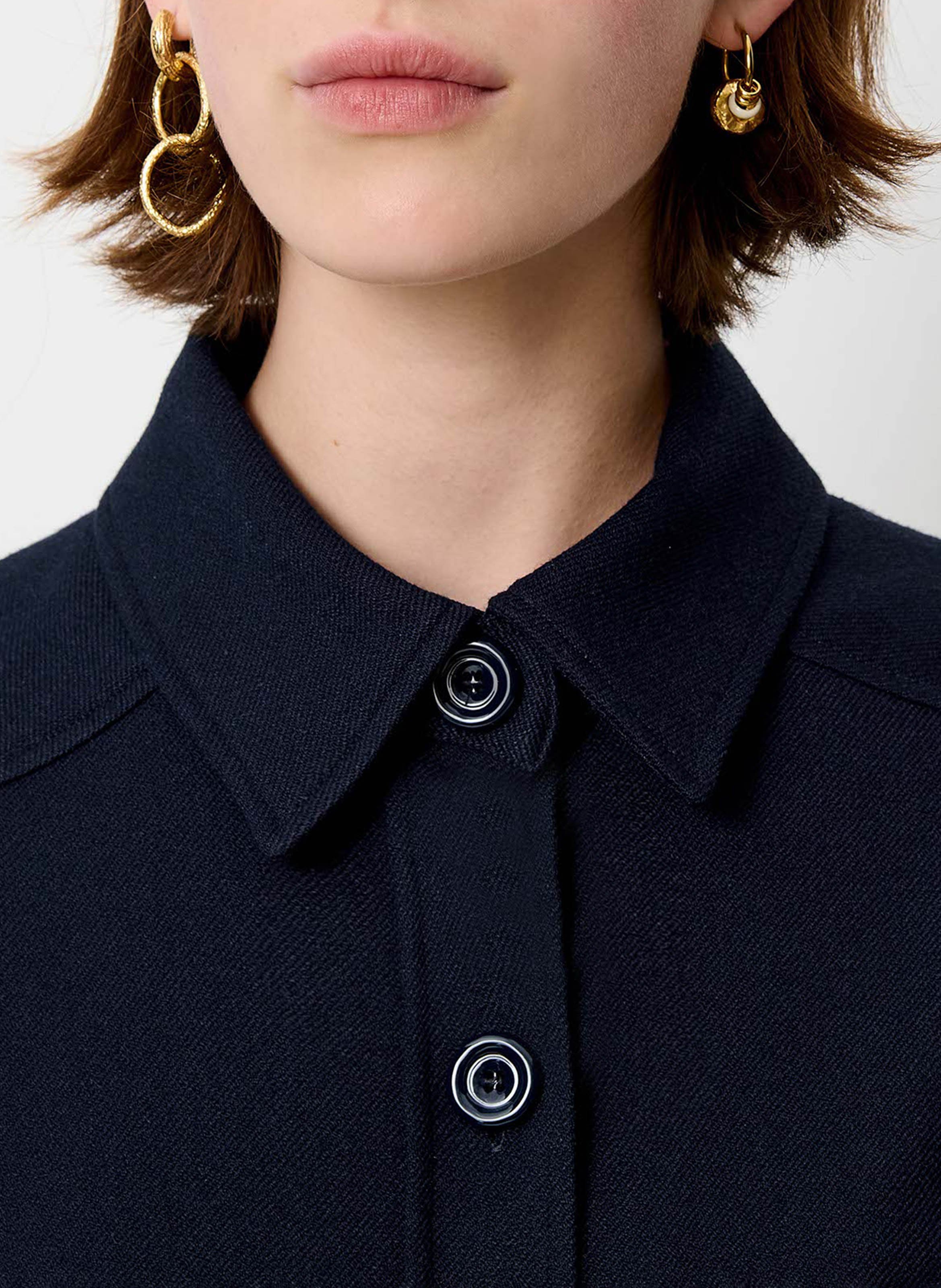 Straight shirt SESSUN Blue