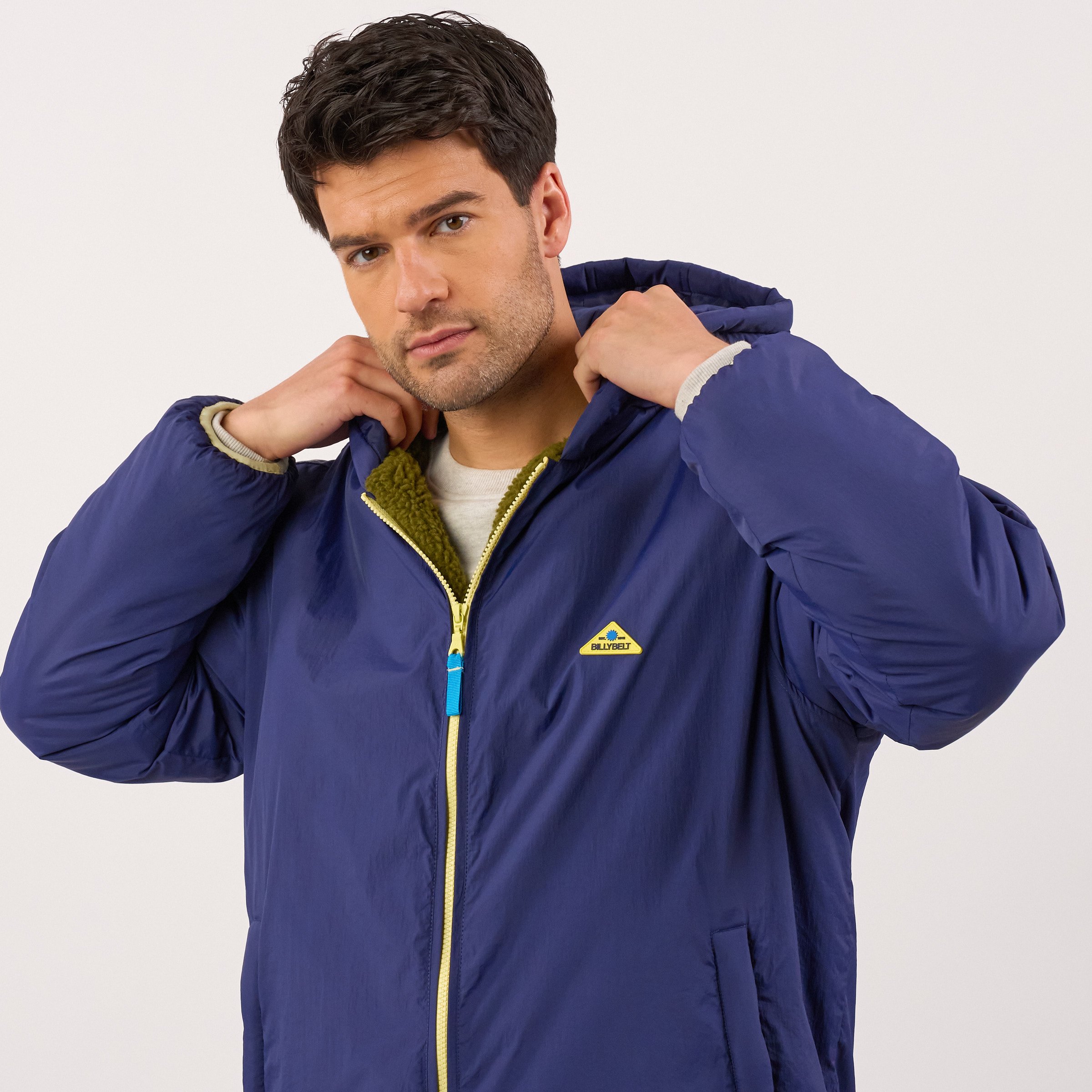 Unisex hooded parka BILLYBELT Blue