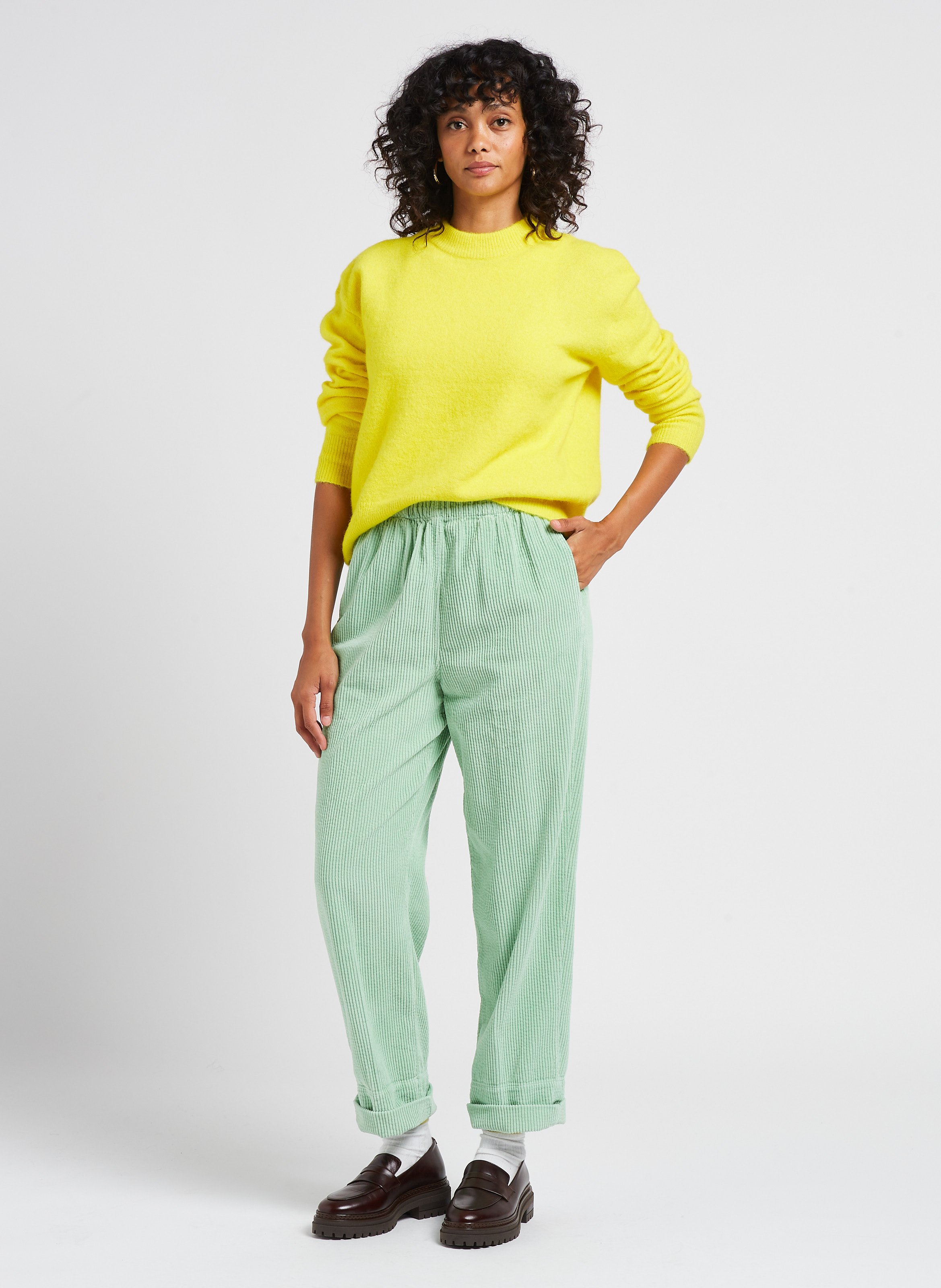 Pantalon taille haute vintage cheap