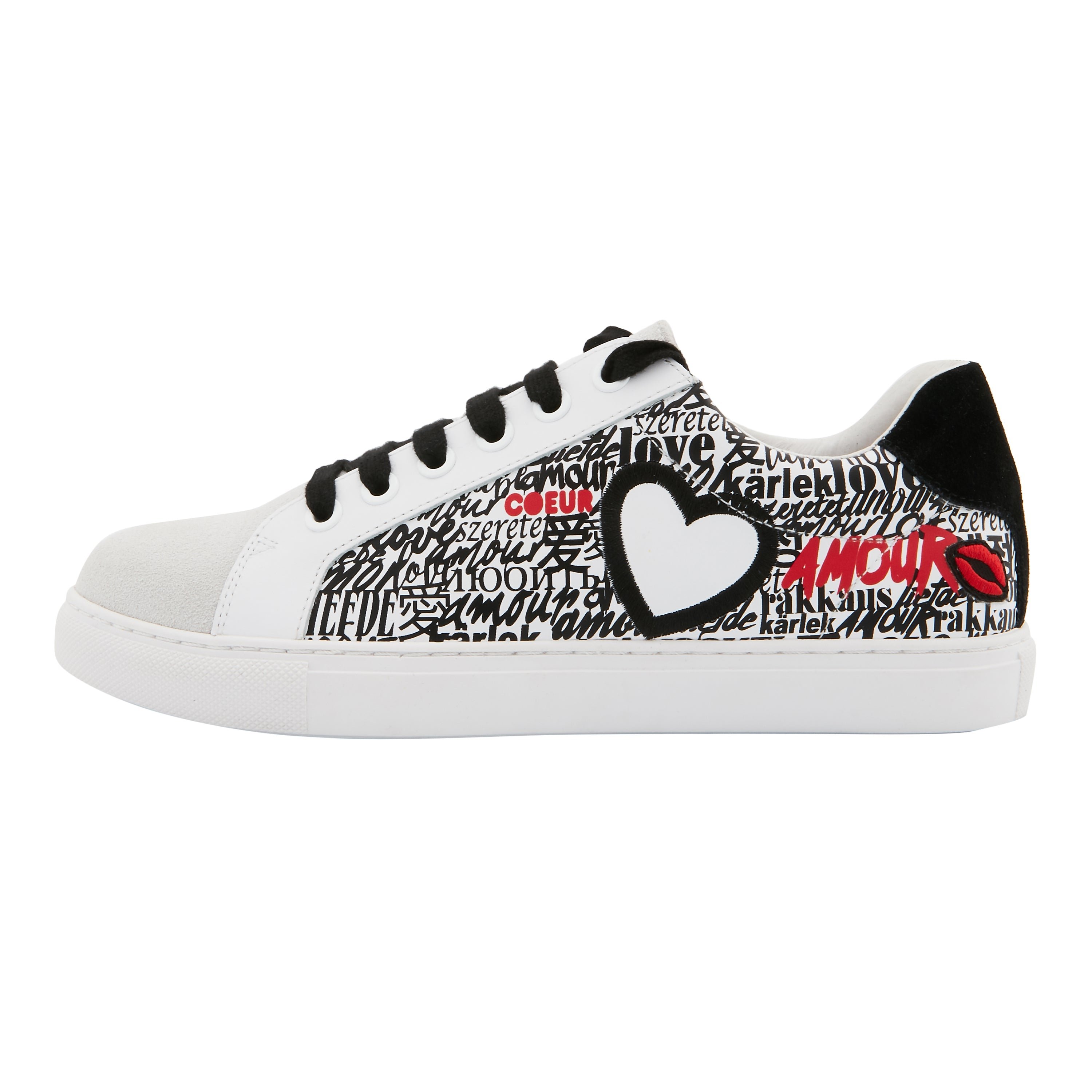 Leather sneakers BONS BAISERS PARIS White