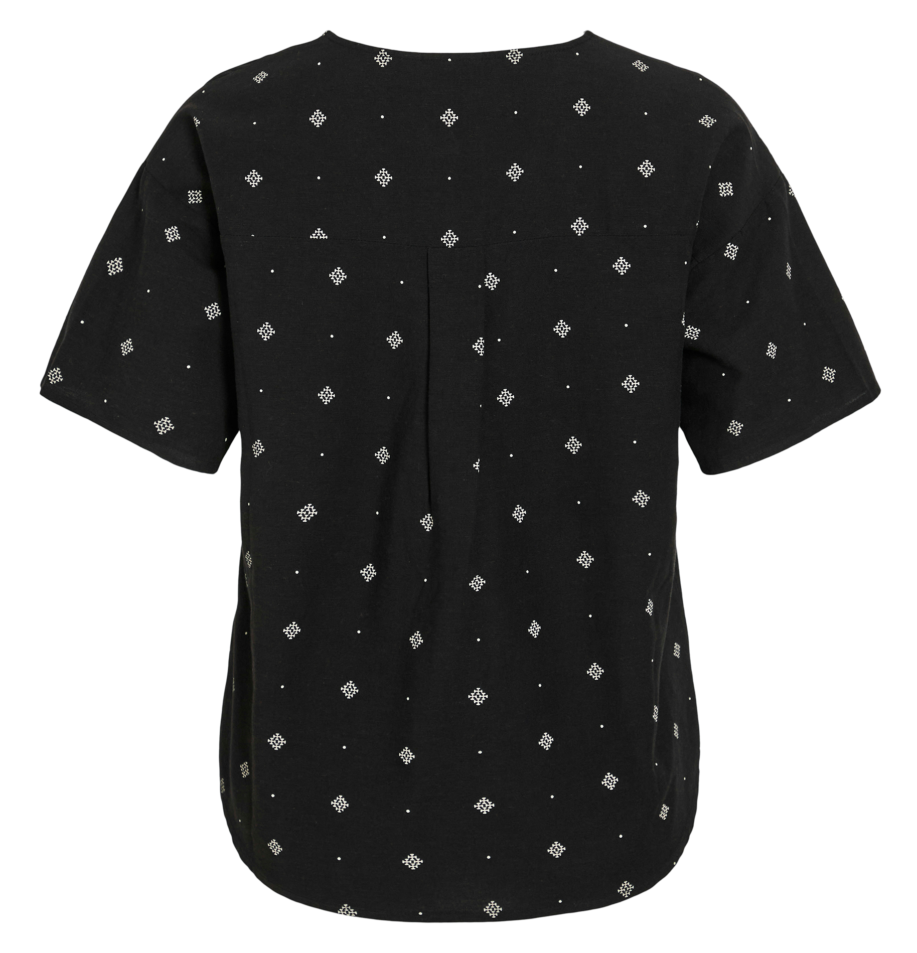 Top droit imprimé VILA Noir