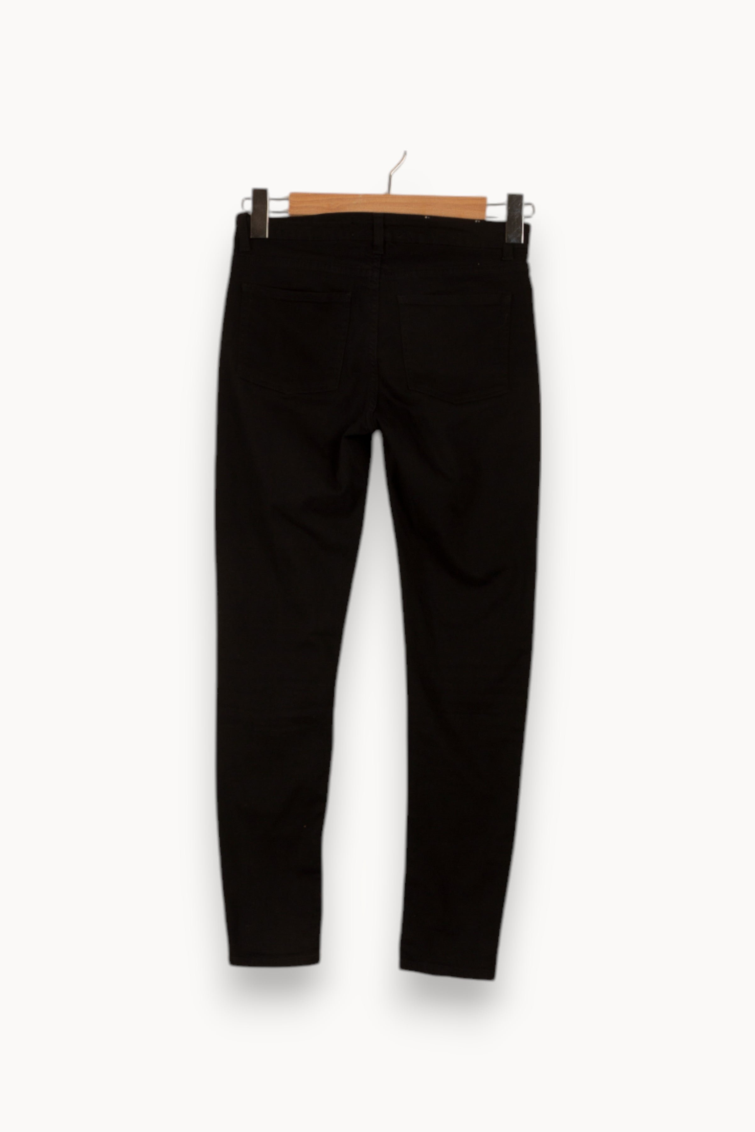 Cropped slim jeans with studs ACNE STUDIOS - Seconde Main Black