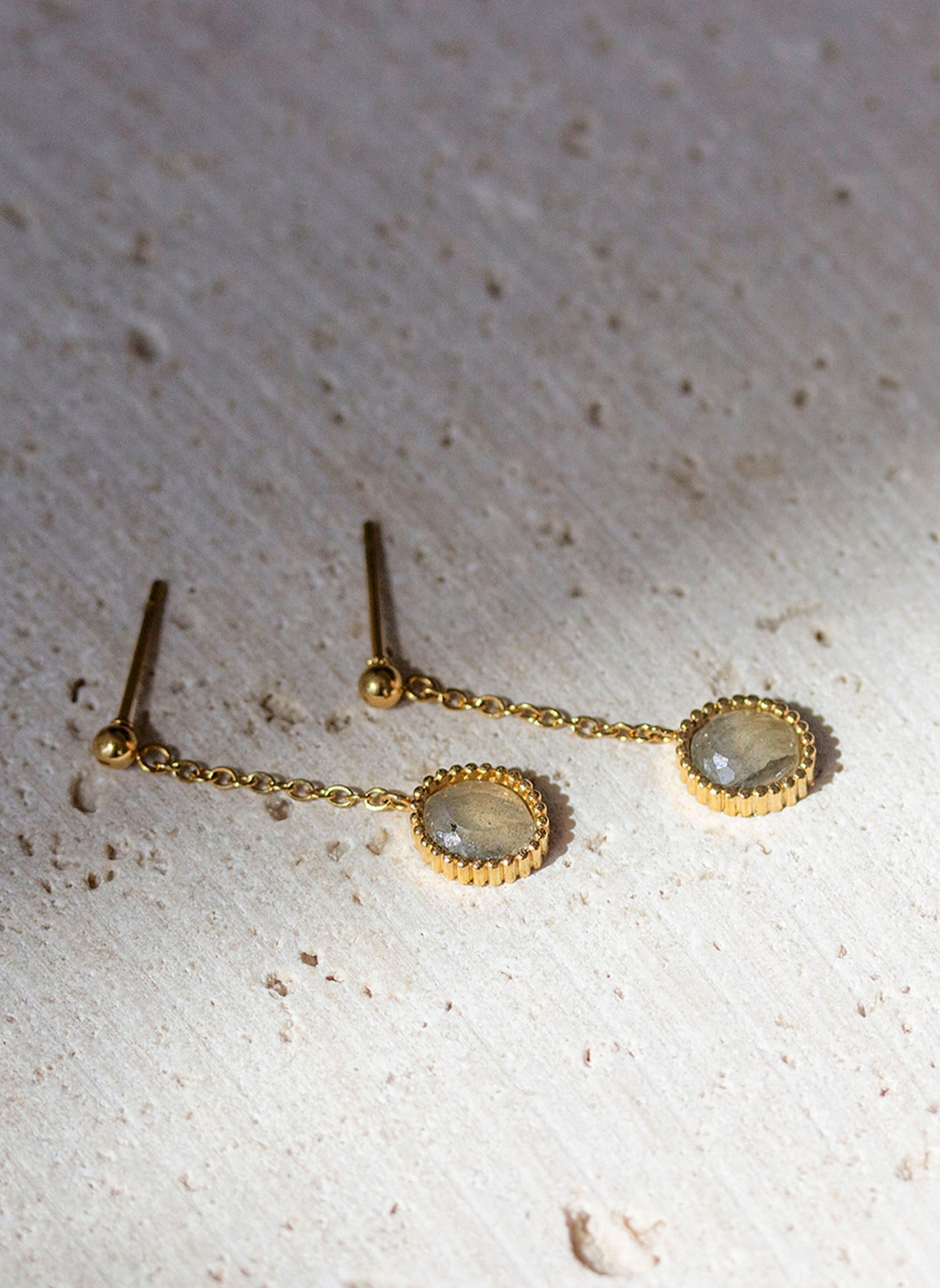 HEE - Stainless steel earrings for pierced ears AEC Paris Grey