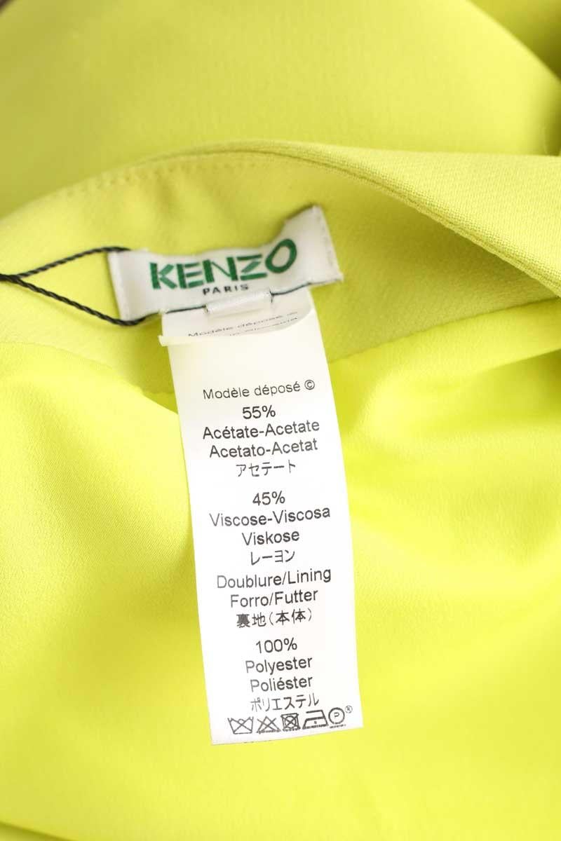 Green mini skirt KENZO - SECONDE MAIN Green