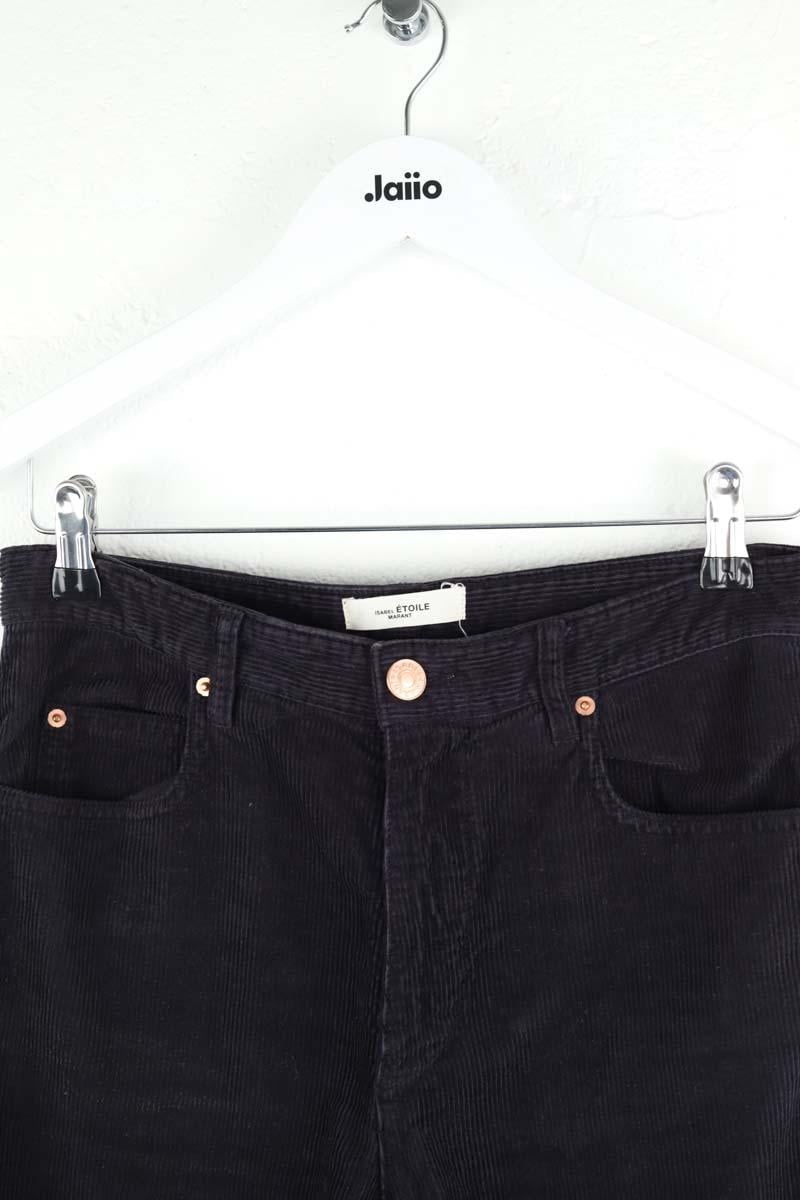 Slim-fit cotton cargo pants ISABEL MARANT ÉTOILE - SECONDE MAIN Black