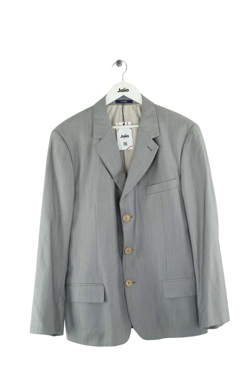 Voile and crochet dress KENZO - SECONDE MAIN Grey