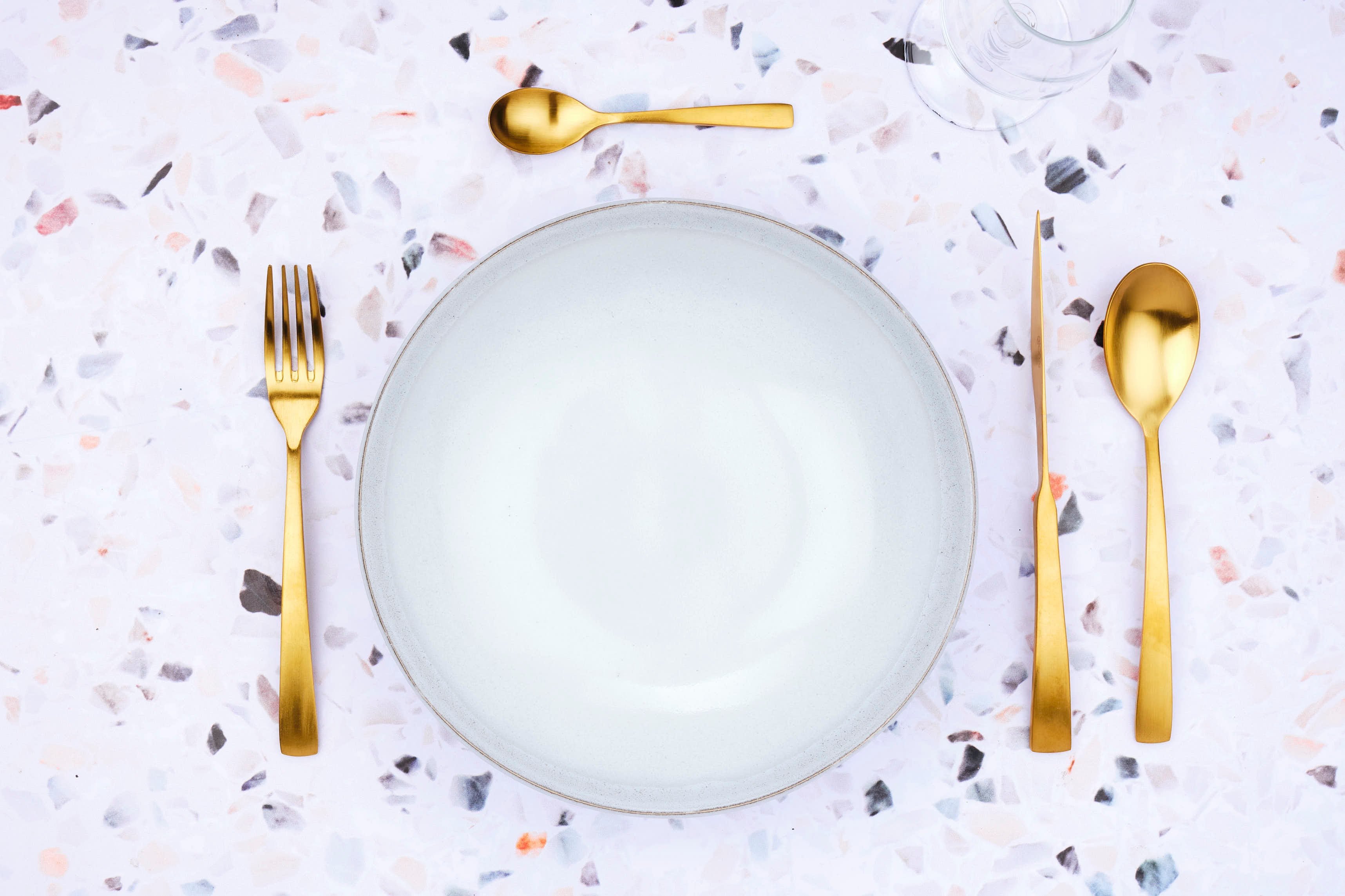 Set of 6 Oglu teaspoons - black BJORN Golden