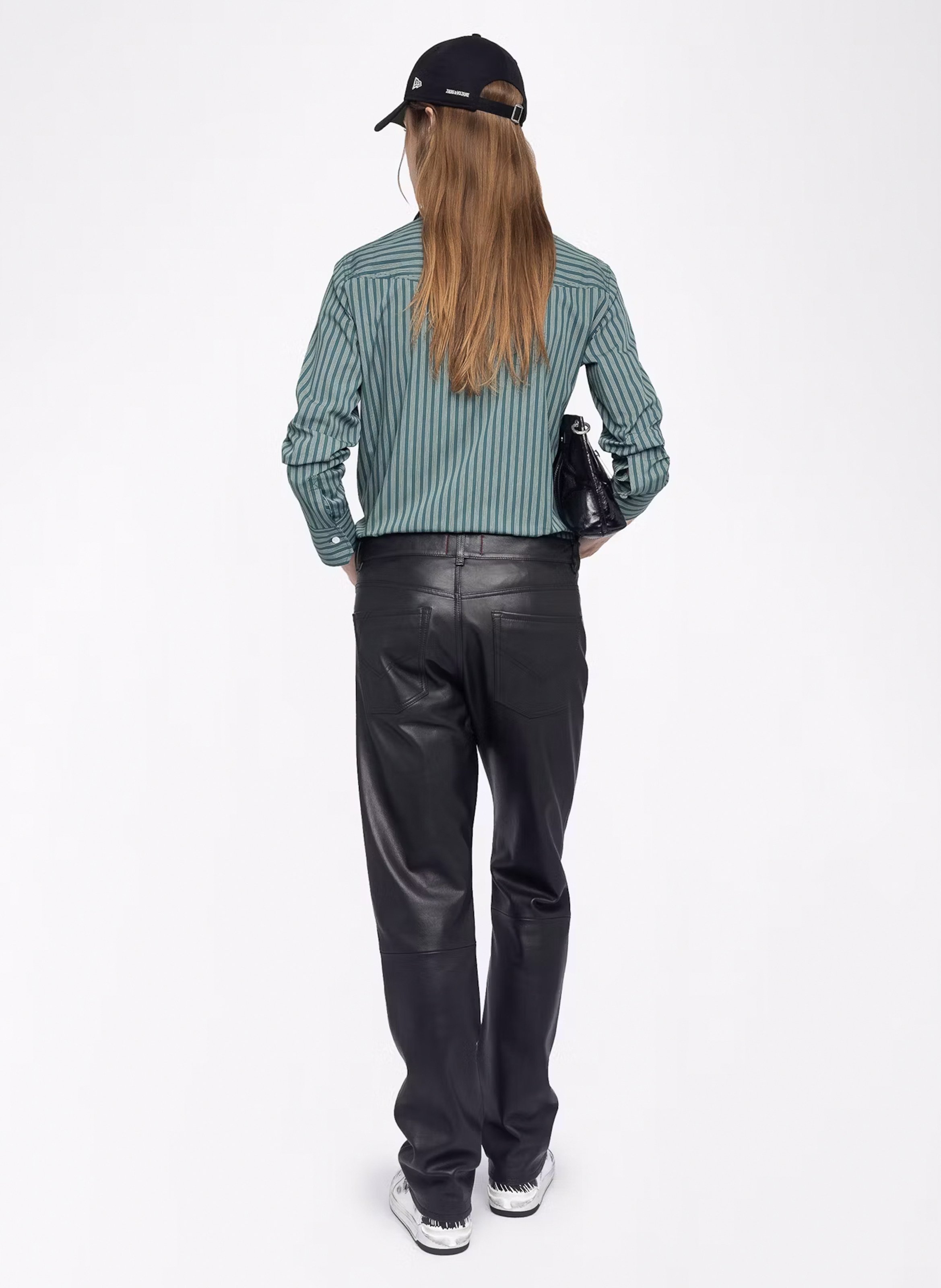 Chemise col classique en coton ZADIG&VOLTAIRE Vert