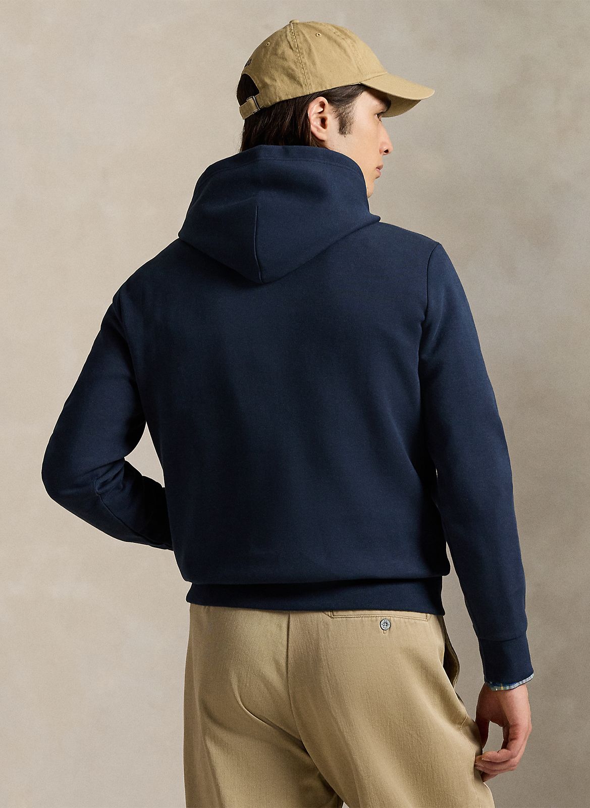 Plain hooded sweatshirt with embroidery POLO RALPH LAUREN Blue