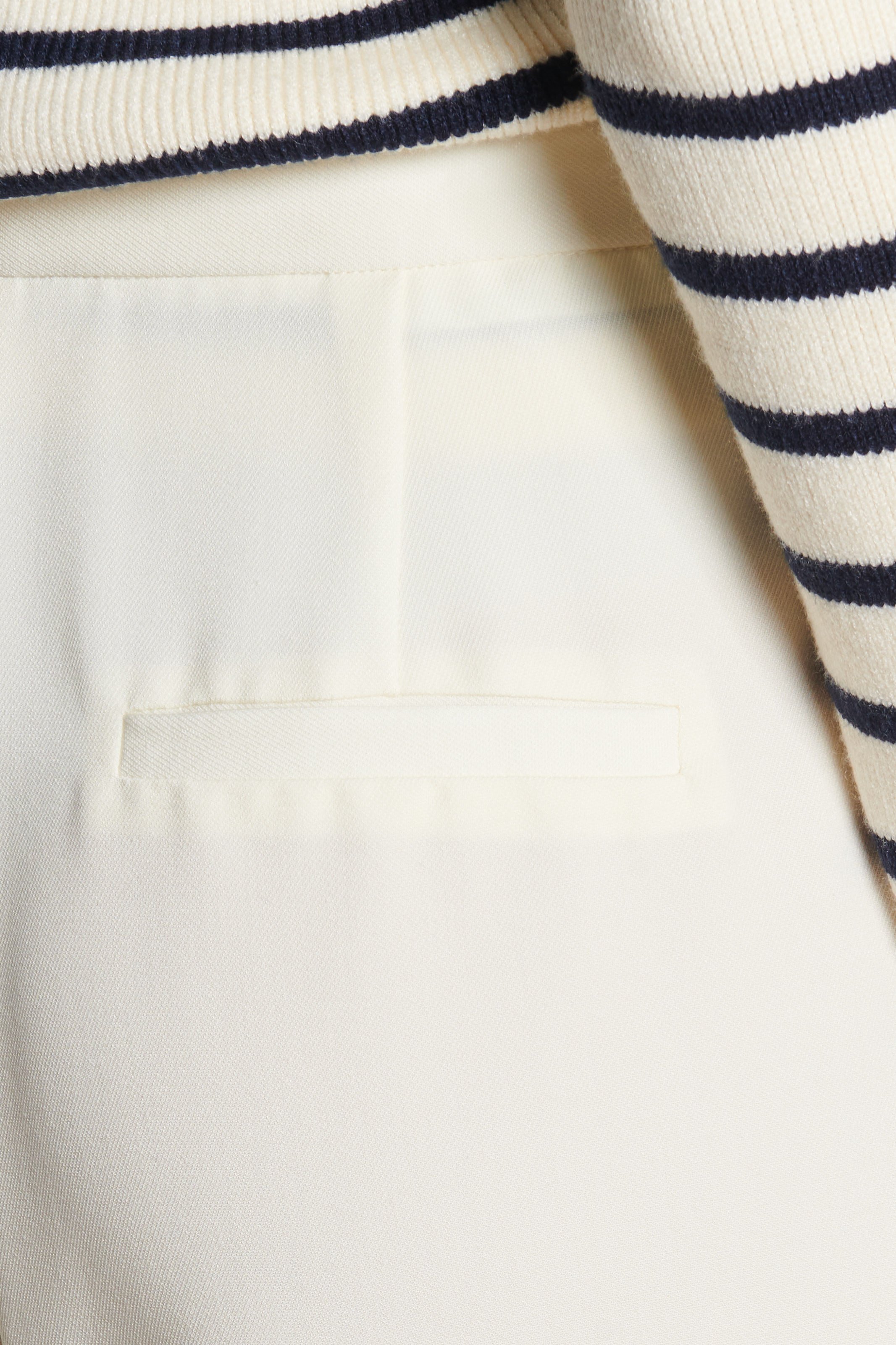 High-waisted wide-leg pleated pants LA PETITE ETOILE Beige