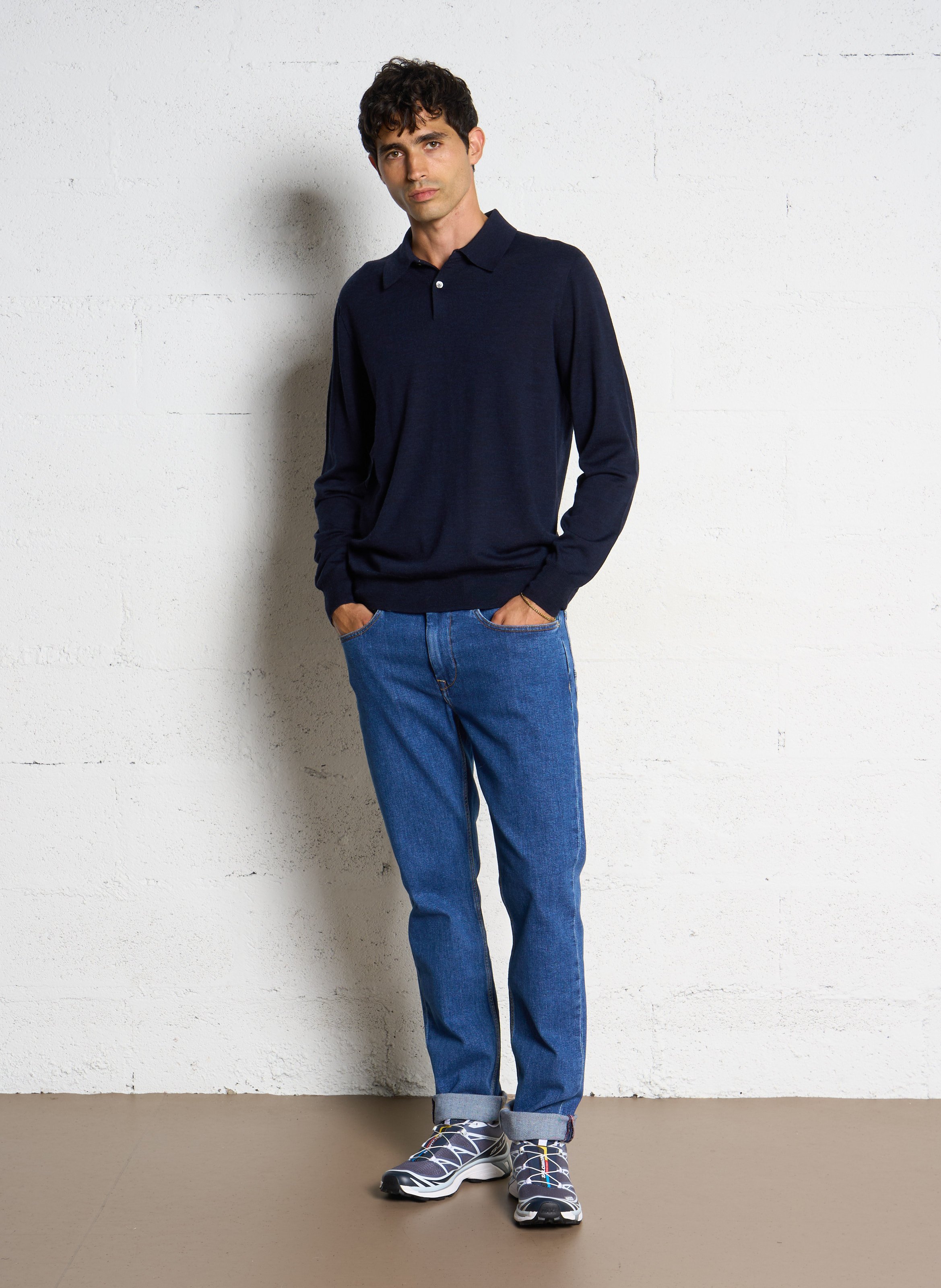 - Straight-leg jeans
- 5 pockets
- Straight cut
- Faded effect PEPE JEANS Blue