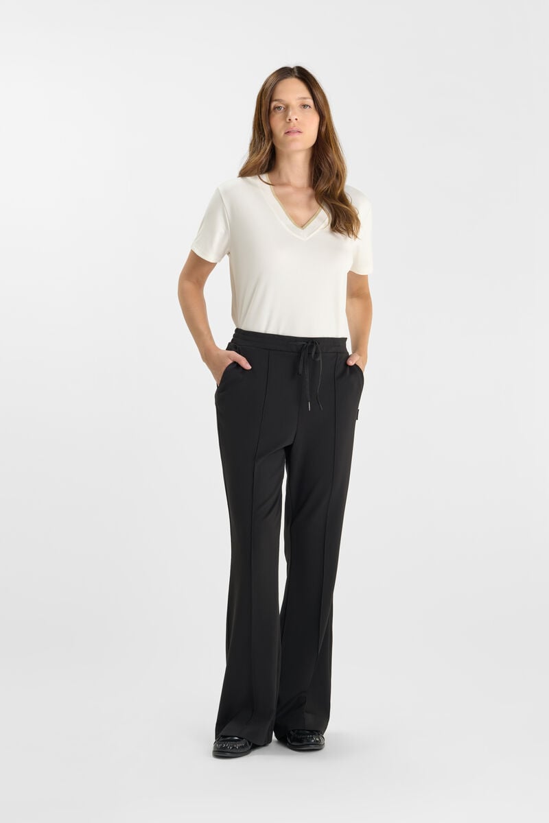 Flared pants LE TEMPS DES CERISES Black