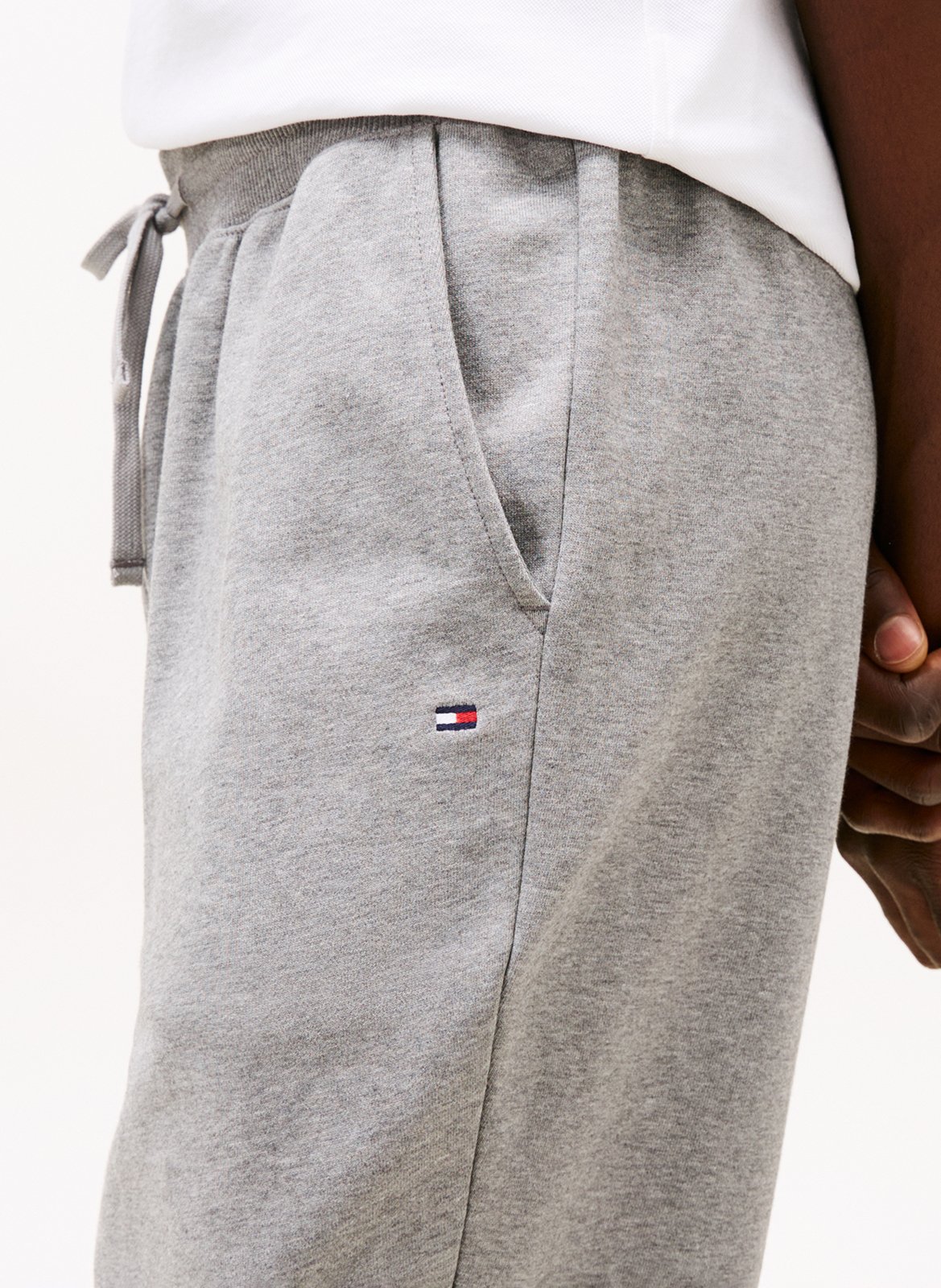 Straight cotton joggers TOMMY HILFIGER Grey