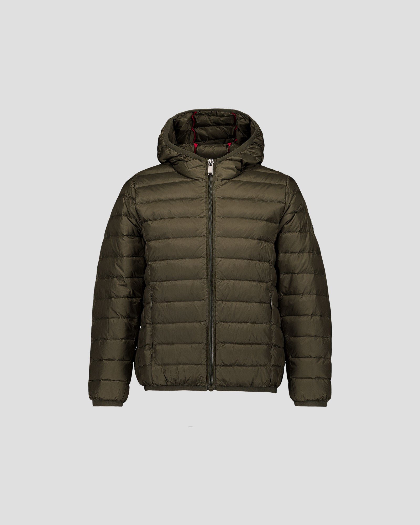 Hugo lightweight hooded child's puffer coat JOTT Green