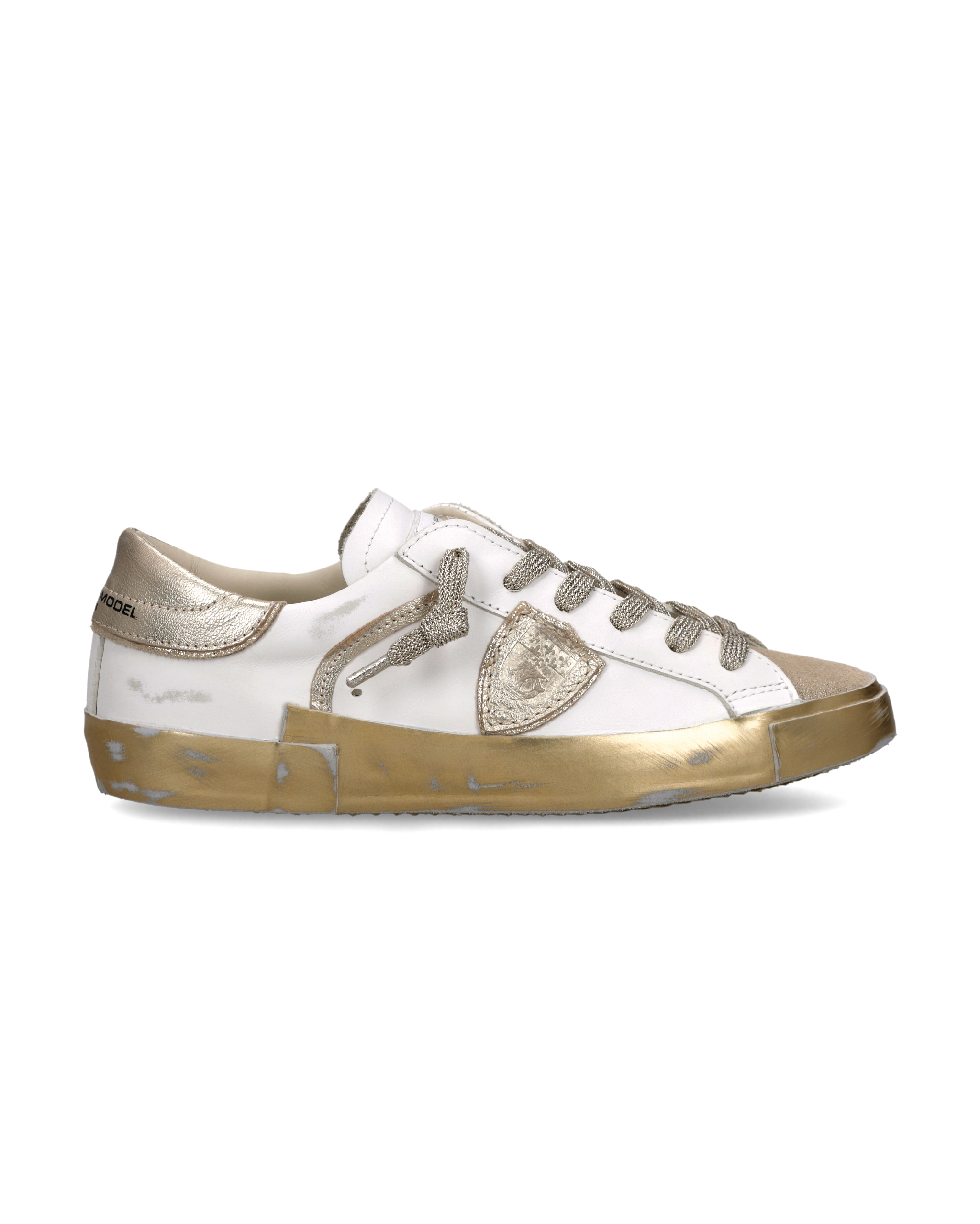 Tennis sneakers. PHILIPPE MODEL Golden
