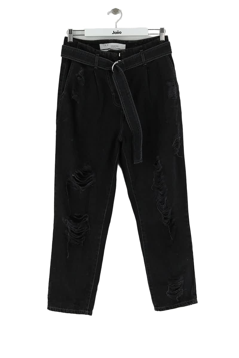 - Straight-leg jeans
- 5 pockets
- Straight cut
- Faded effect IRO - Seconde Main Black