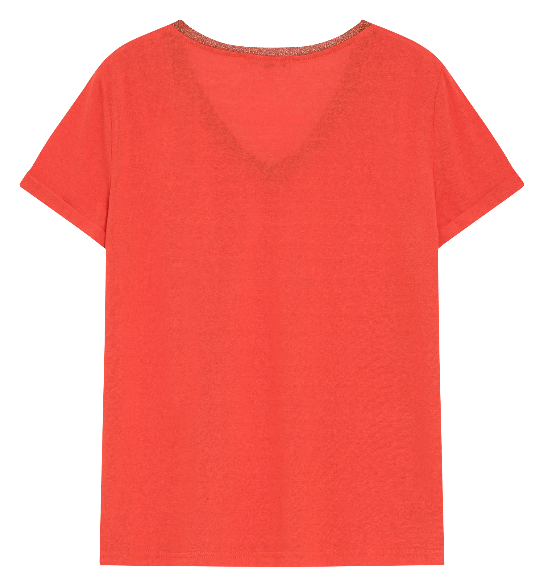 Basic cotton-mix T-shirt GRACE ET MILA Red