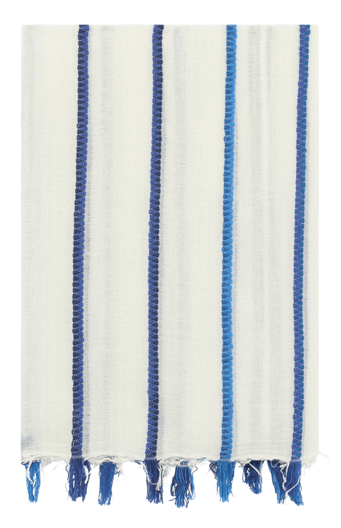 Cotton-blend scarf PABLO Blue